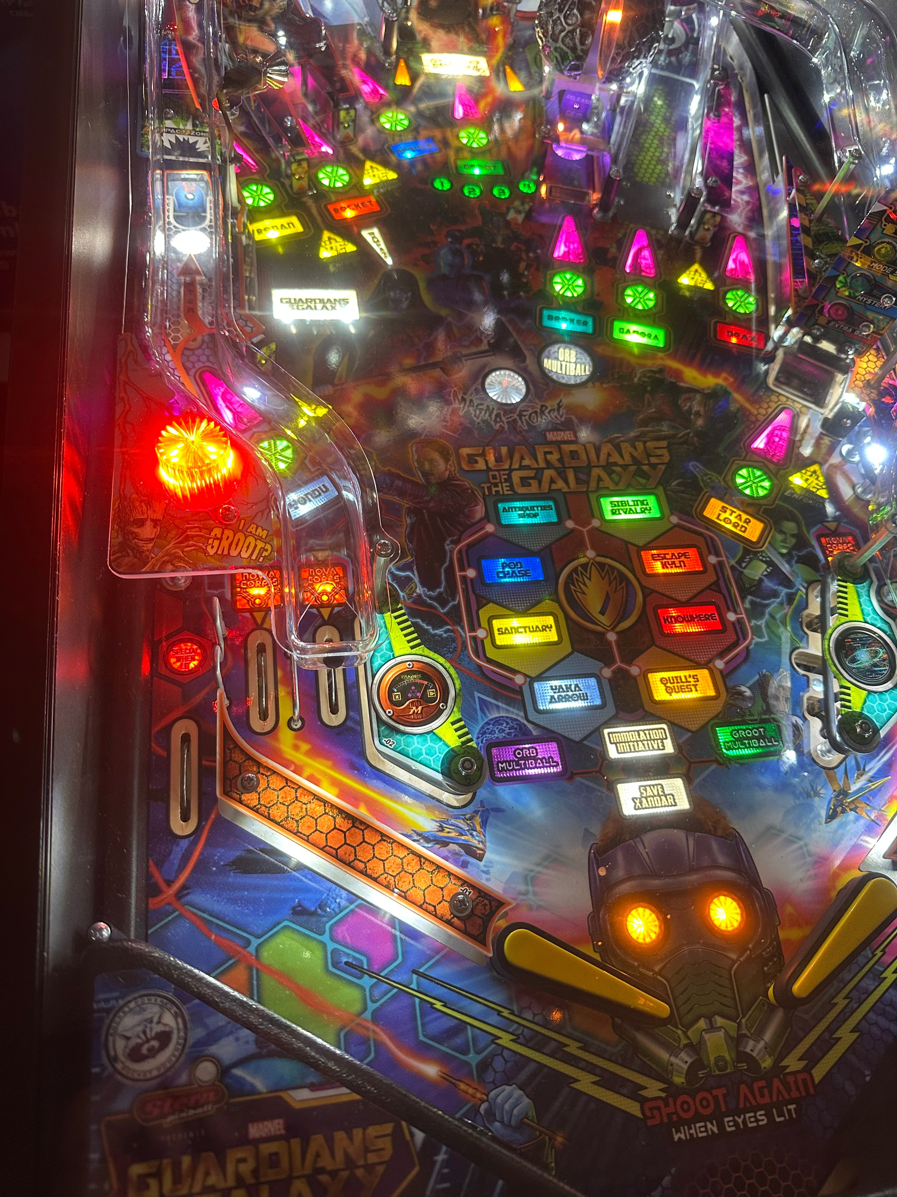 Stern Pinball Guardians of the Galaxy Pro Pinball Machine
