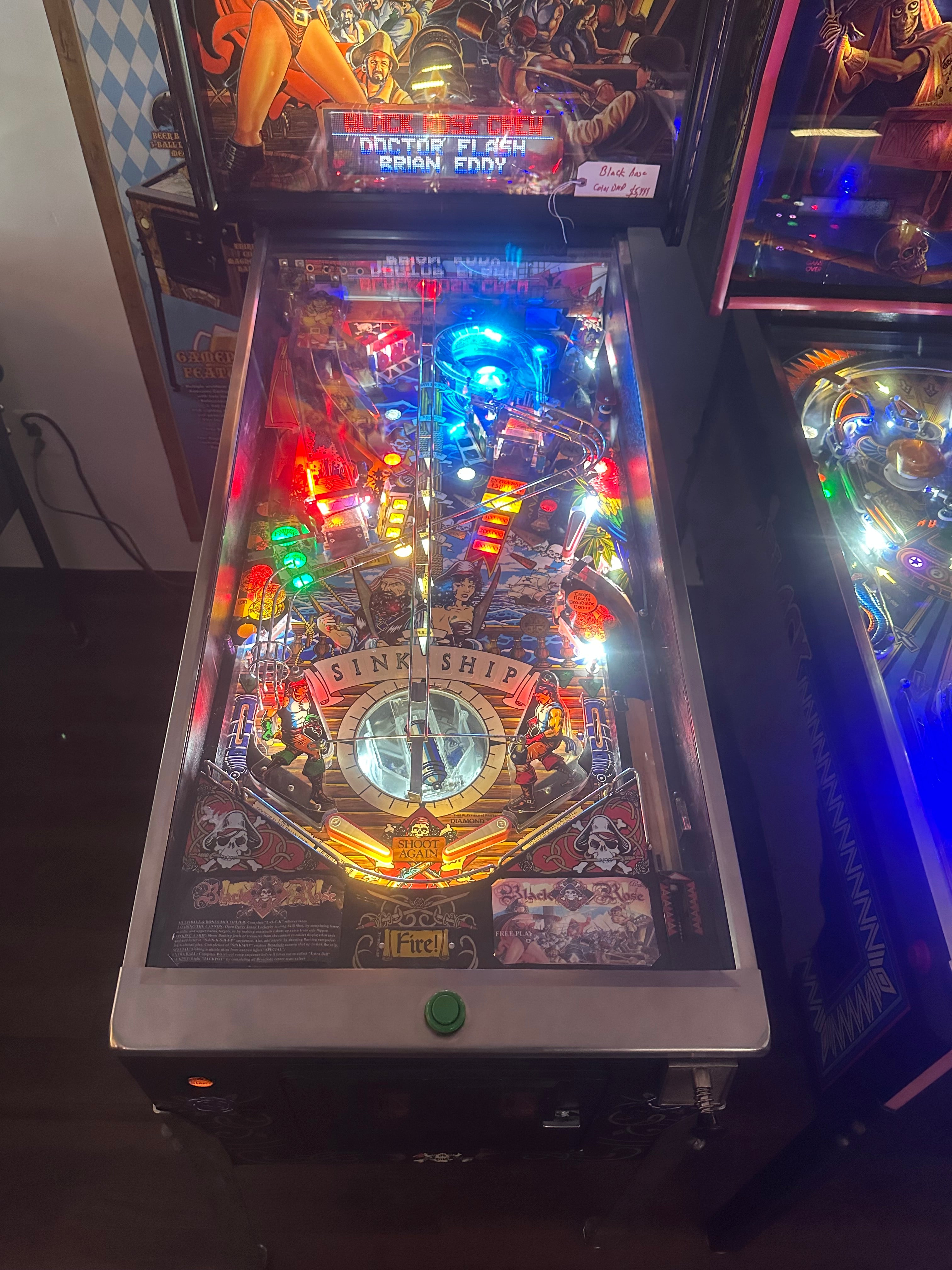 Bally Black Rose Pinball Machine