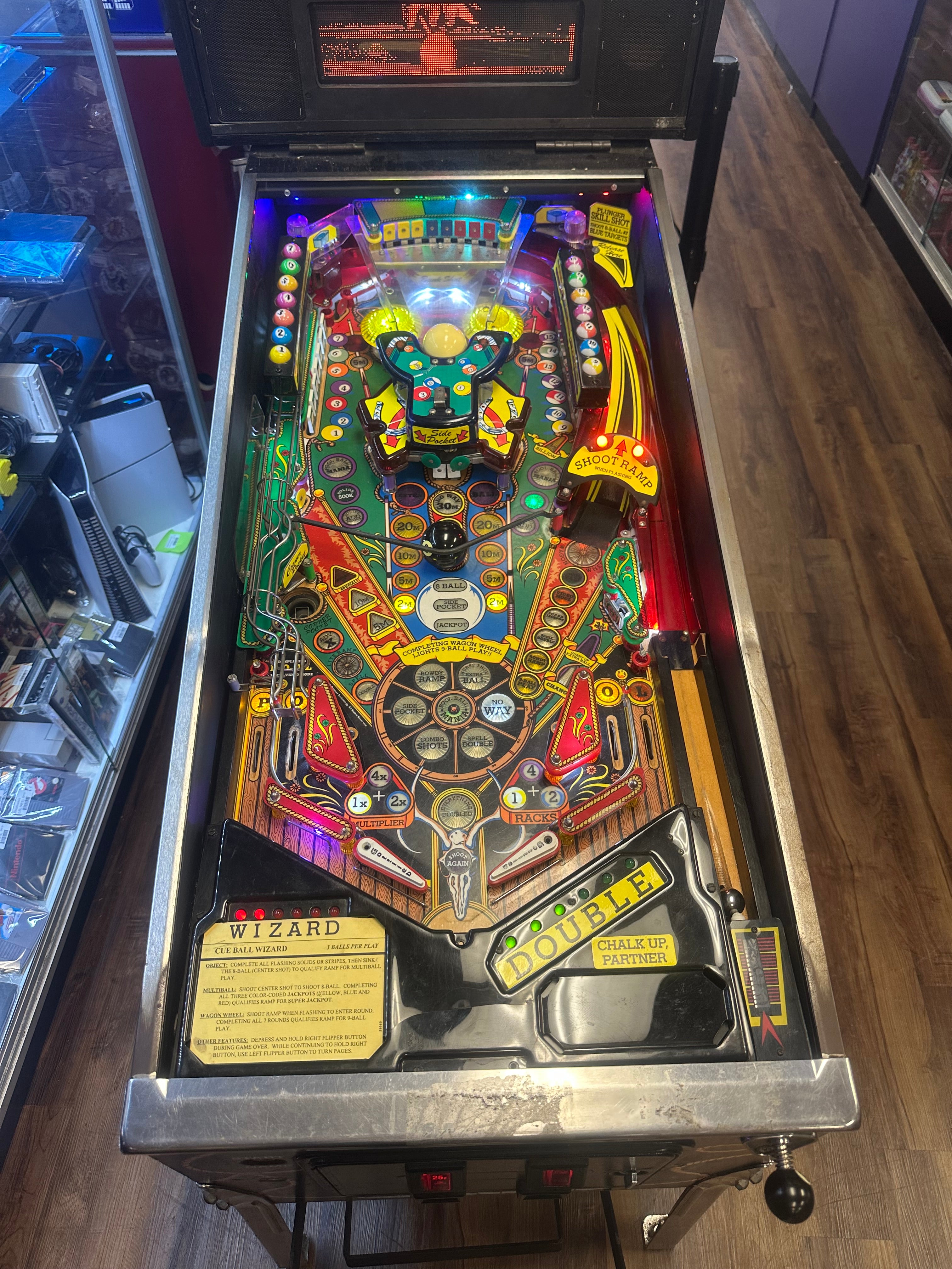 Gottlieb Cue Ball Wizard Pinball Machine