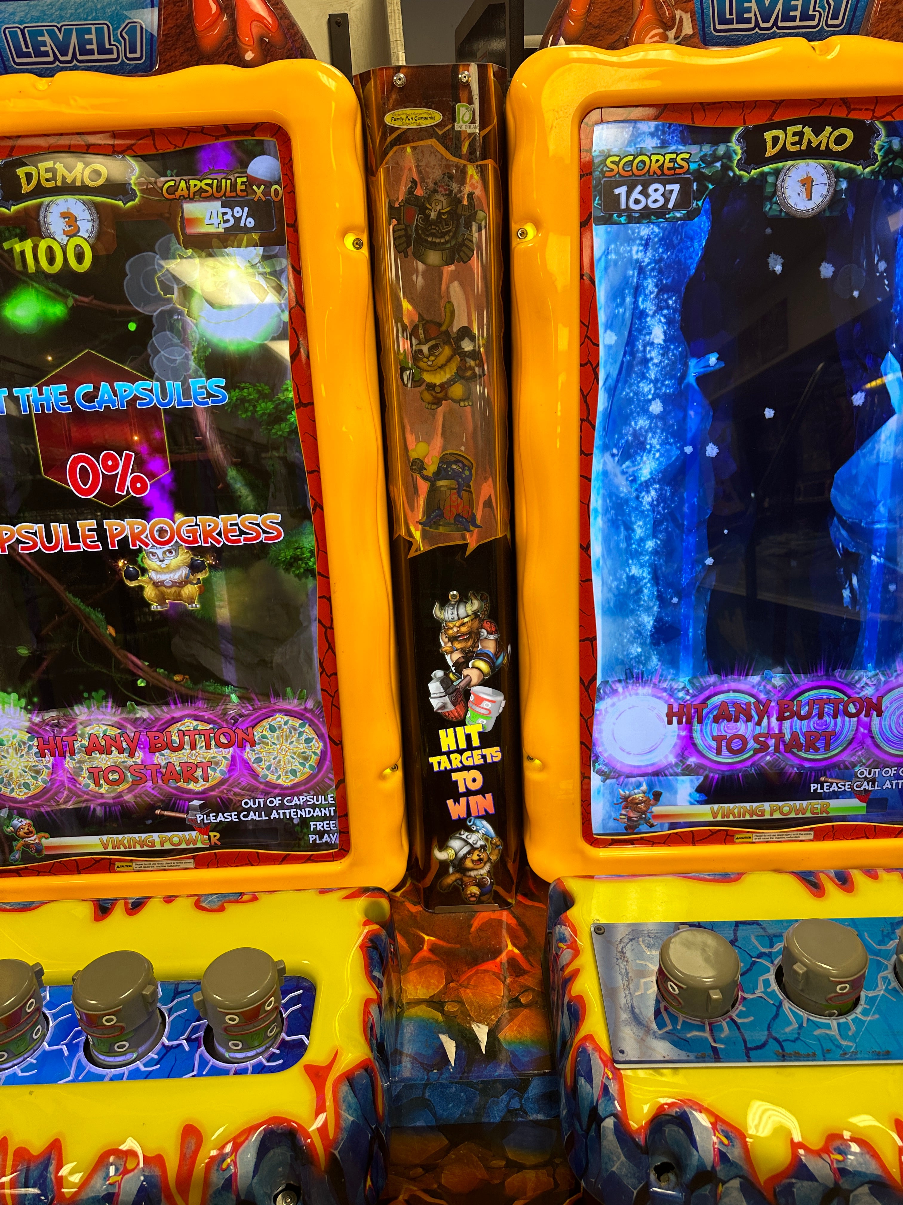 Family Fun Companies Viking Hammer Arcade Game