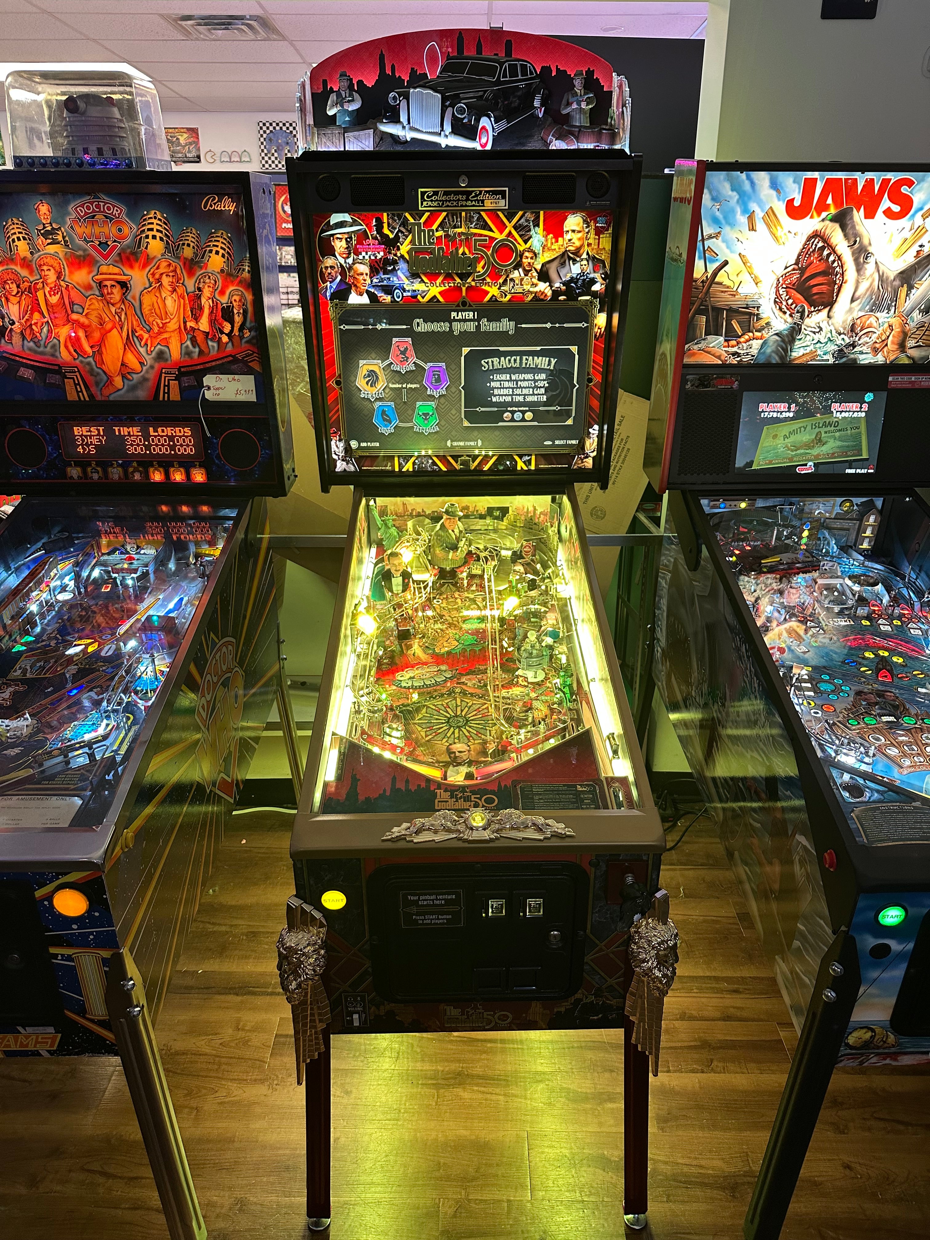 Jersey Jack Pinball The Godfather Collectors Edition Pinball Machine