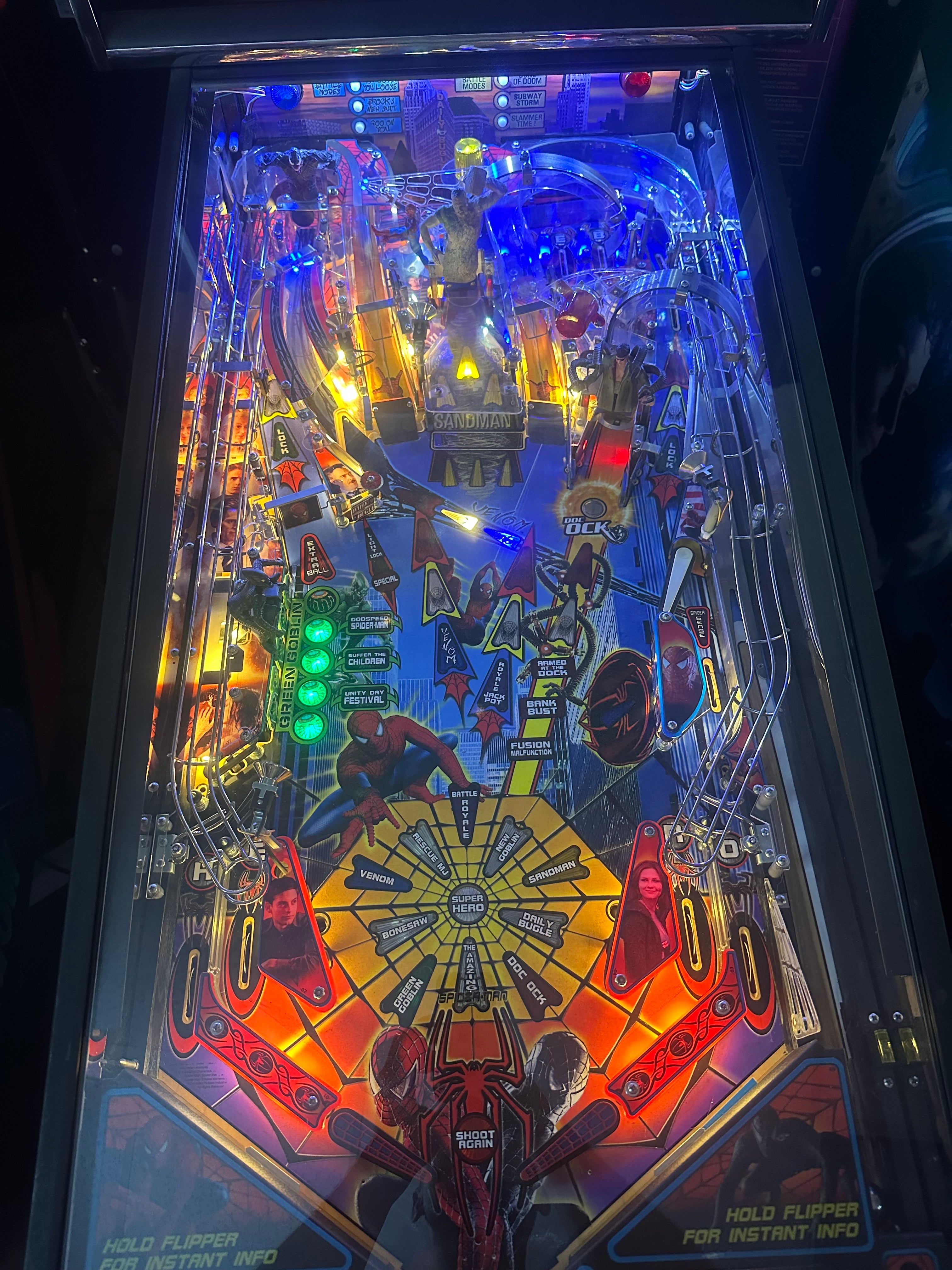 Stern Pinball LOADED Spider-Man Pinball Machine