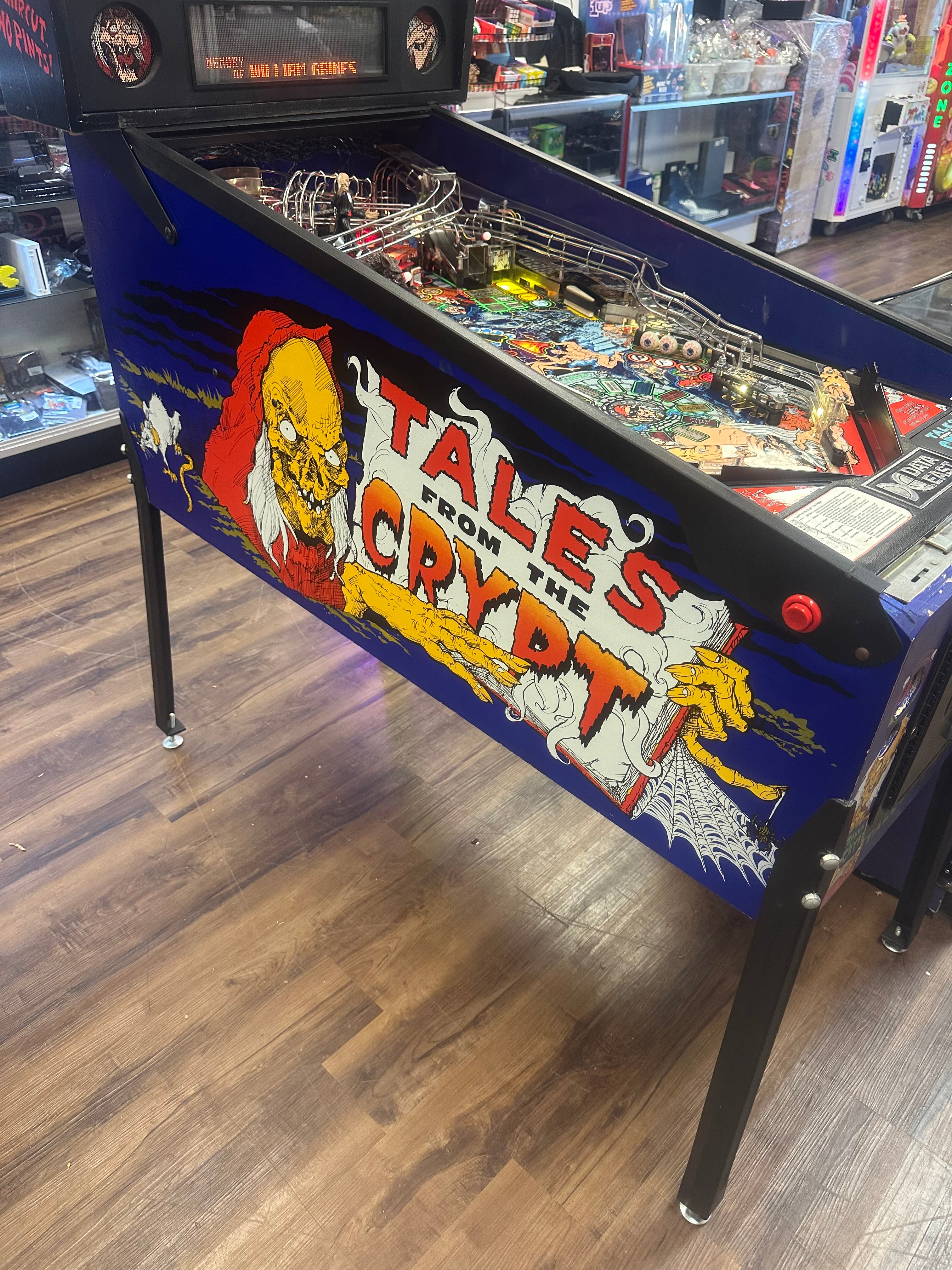 Data East Tales from the Crypt Pinball Machine