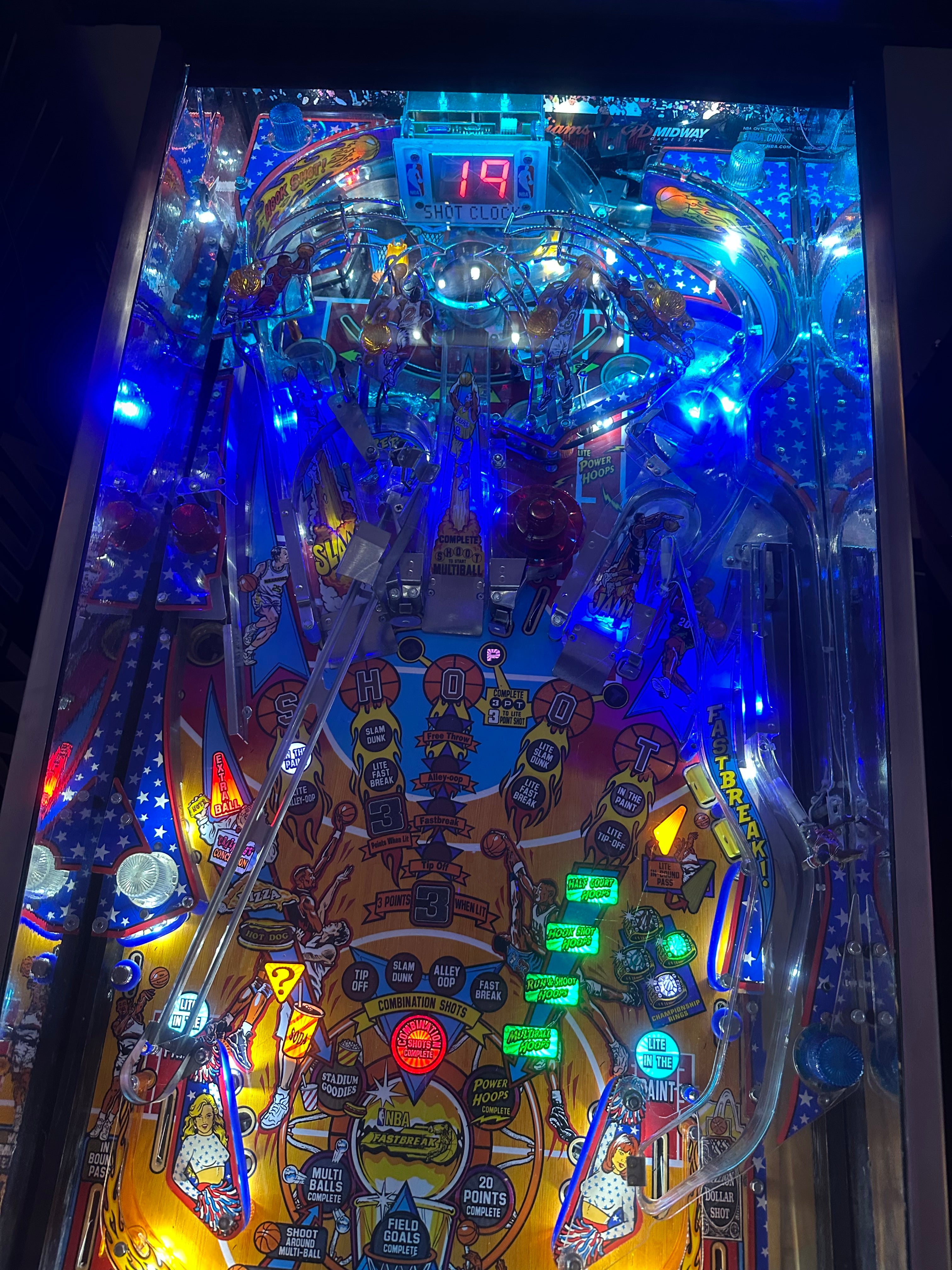 Bally NBA Fastbreak Pinball Machine