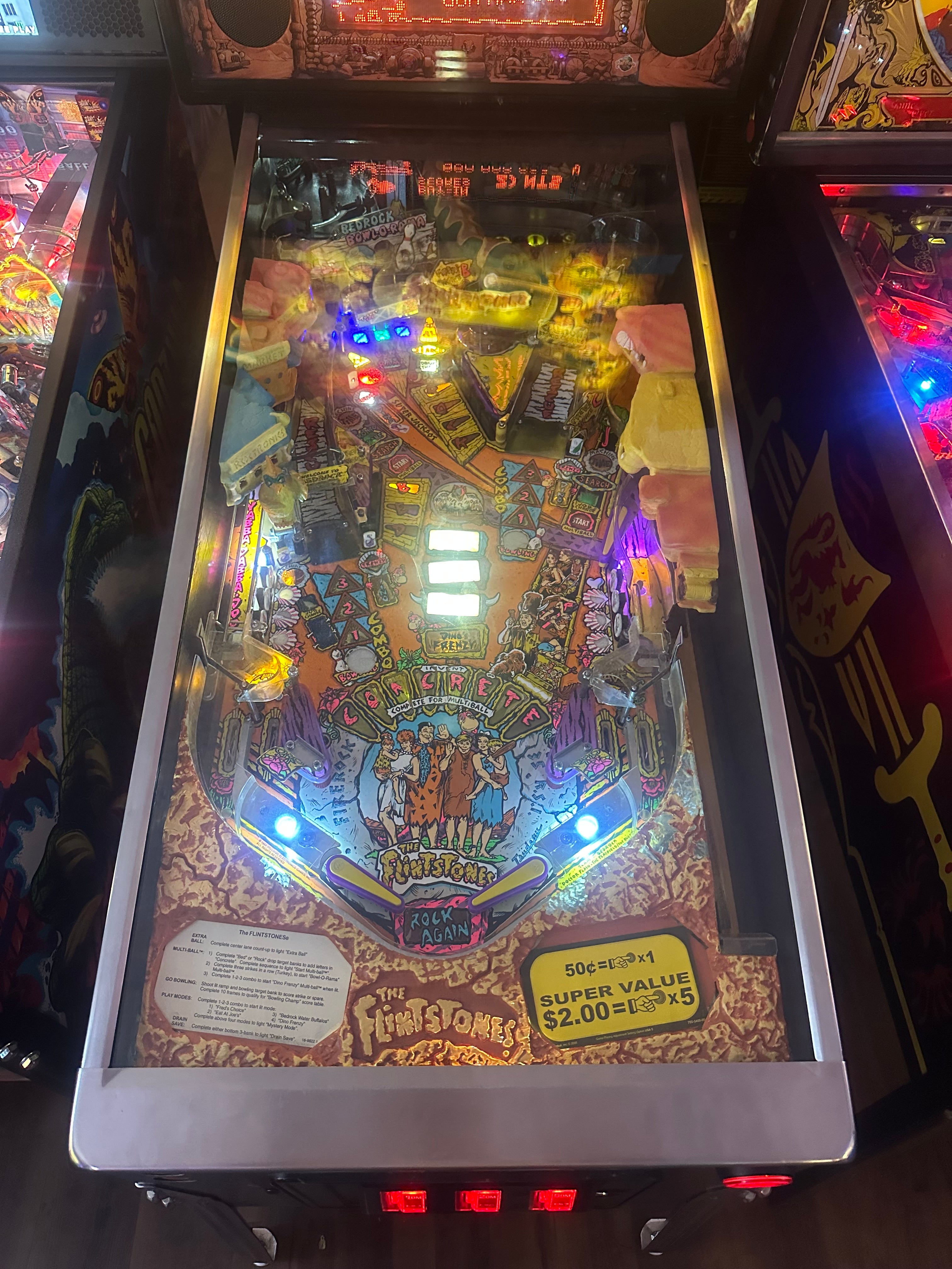 Williams The Flintstones Pinball Machine
