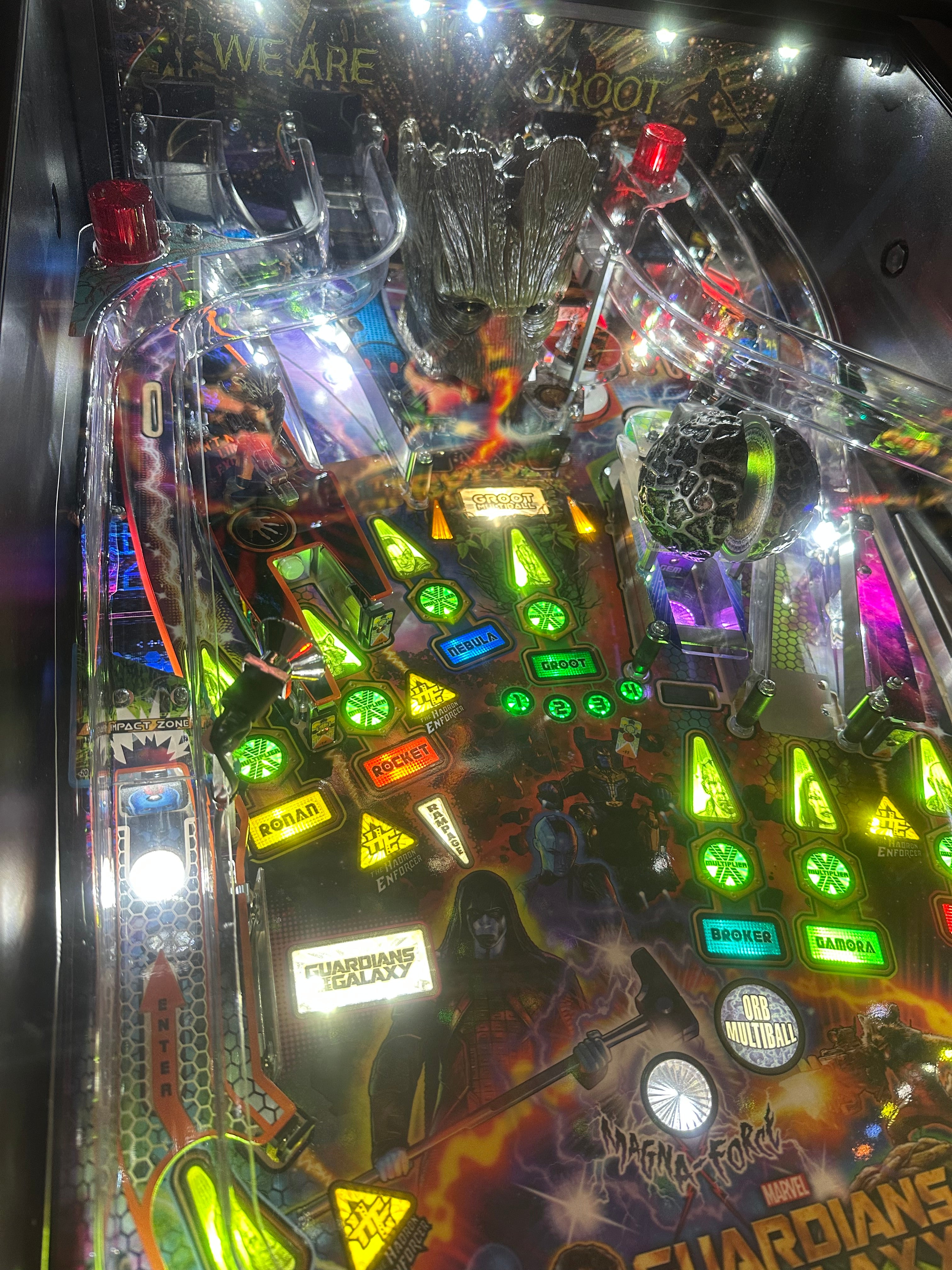 Stern Pinball Guardians of the Galaxy Pro Pinball Machine