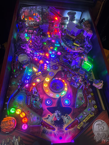 Image of JJP Wizard of Oz 75th Anniversary Ruby Red Edition Pinball Machine