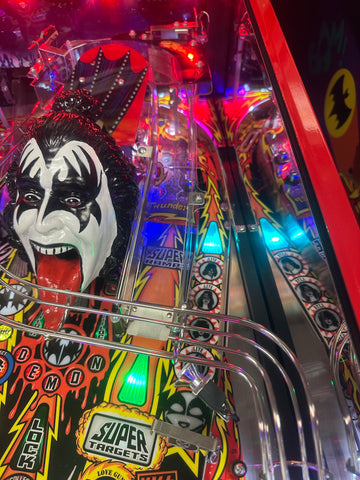 Image of Stern Pinball KISS Limited Edition Pinball Machine with Stern Topper
