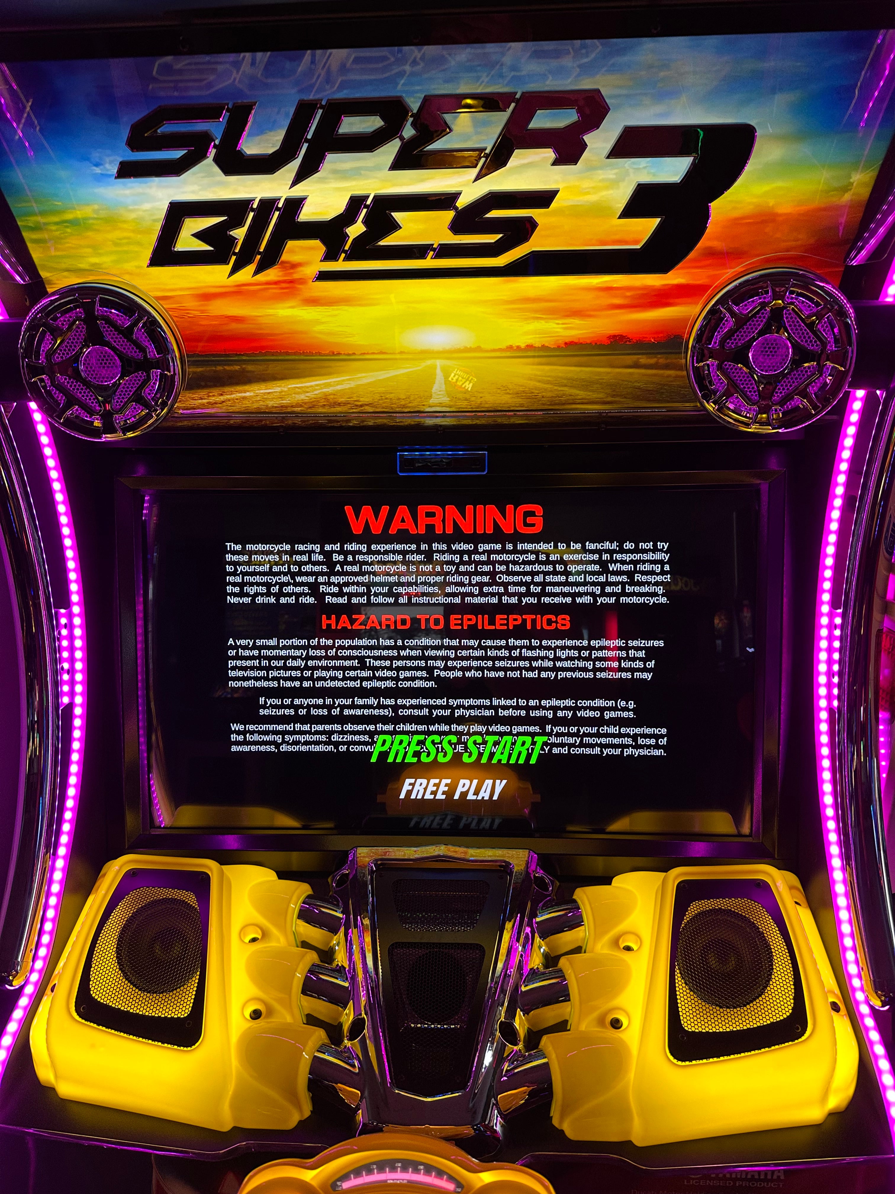 Raw Thrills Super Bikes 3 Arcade Game