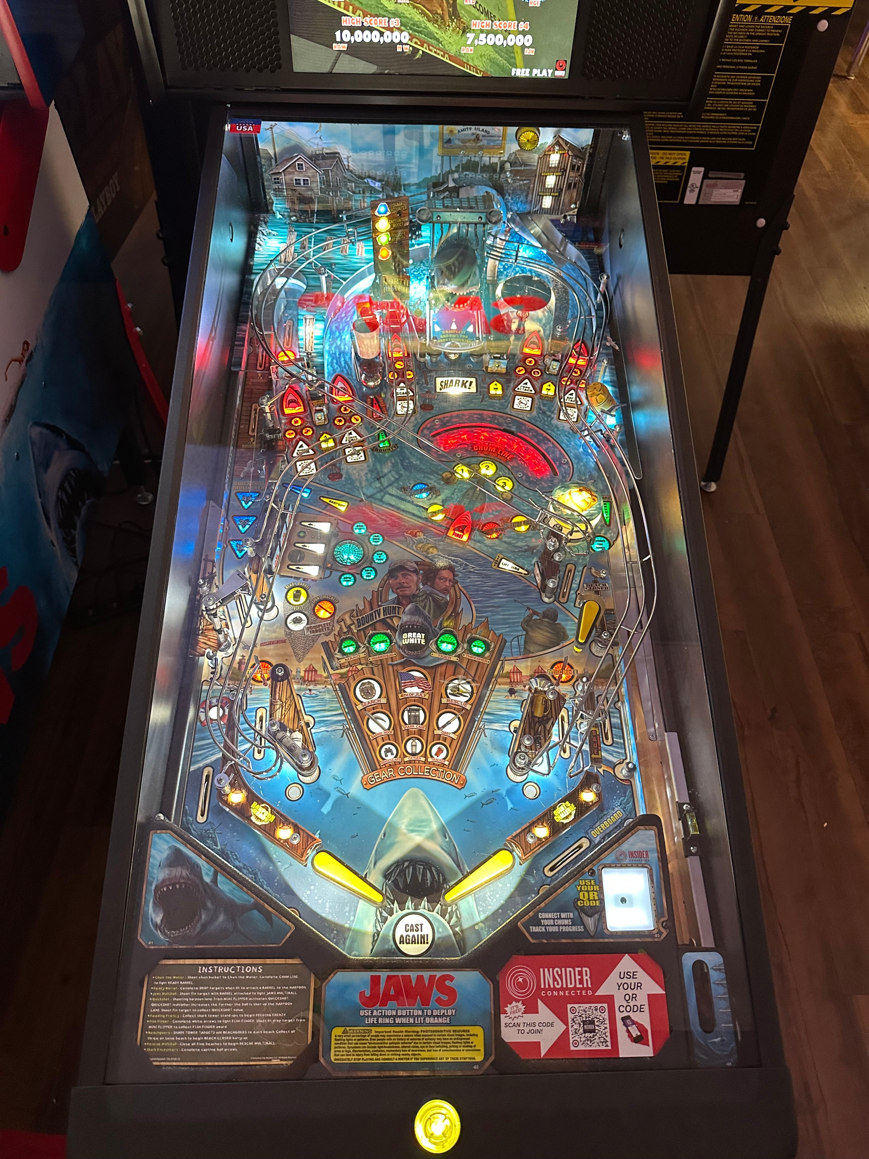 Stern Pinball Jaws Pro Pinball Machine