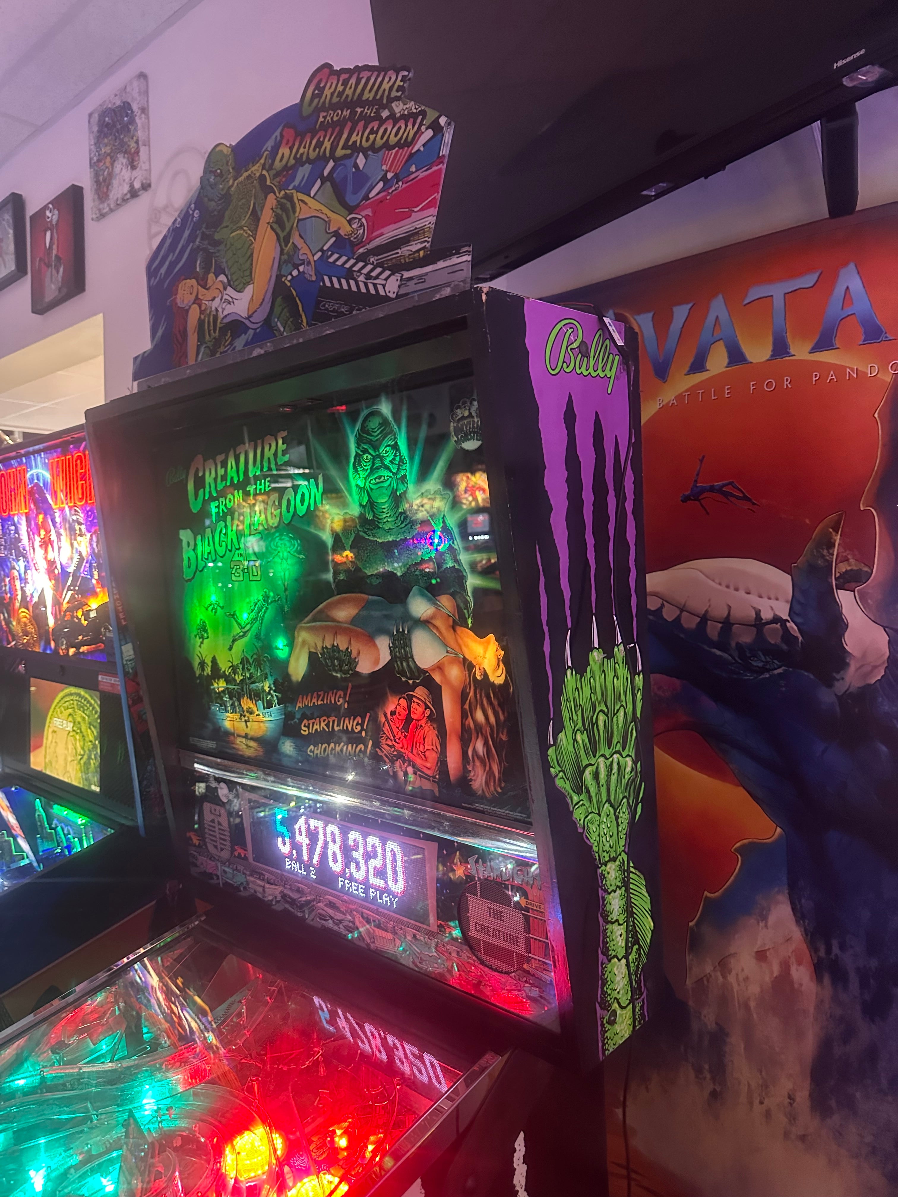 Bally LOADED Creature from the Black Lagoon Pinball Machine