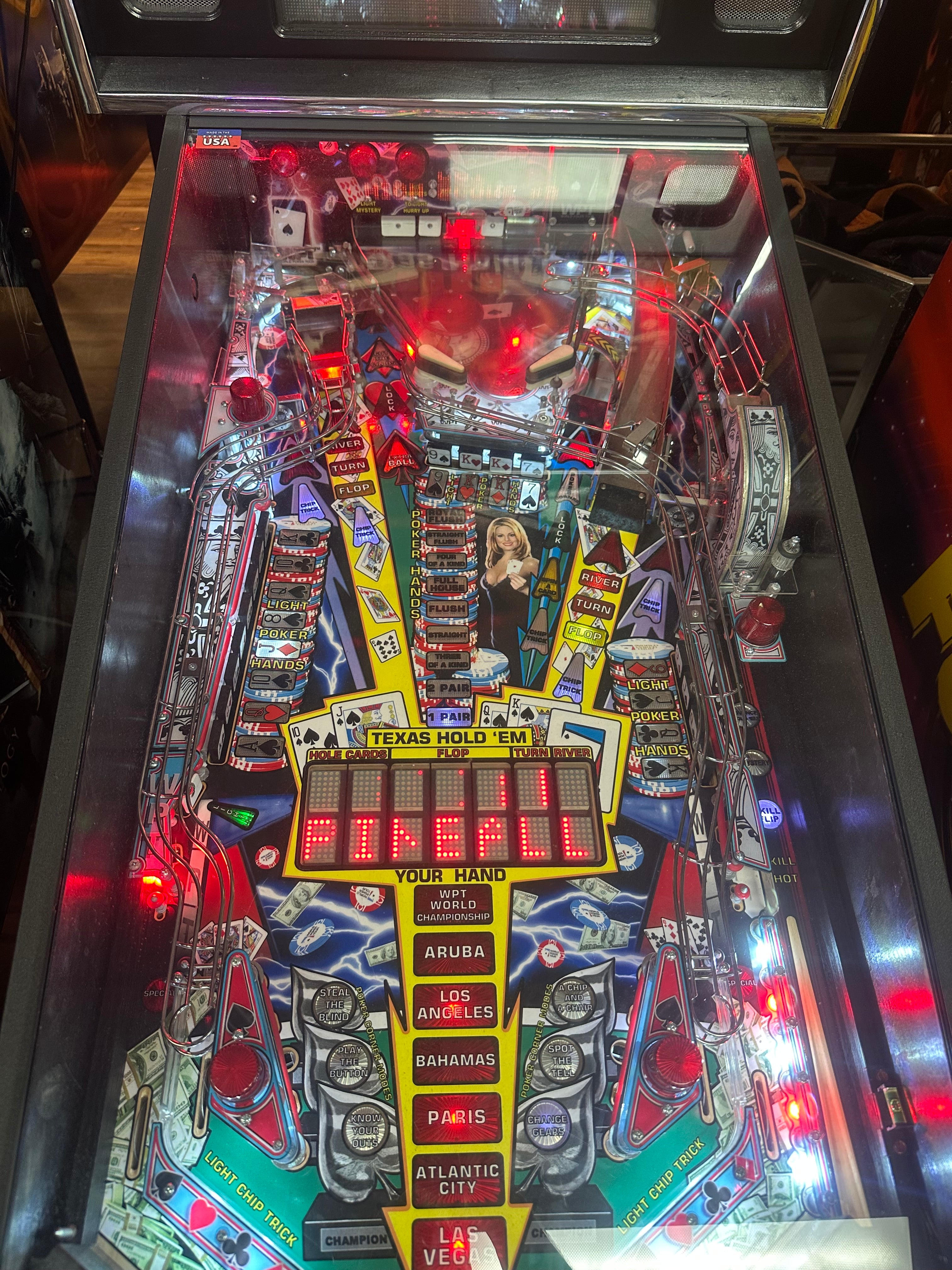 Stern Pinball World Poker Tour Pinball Machine