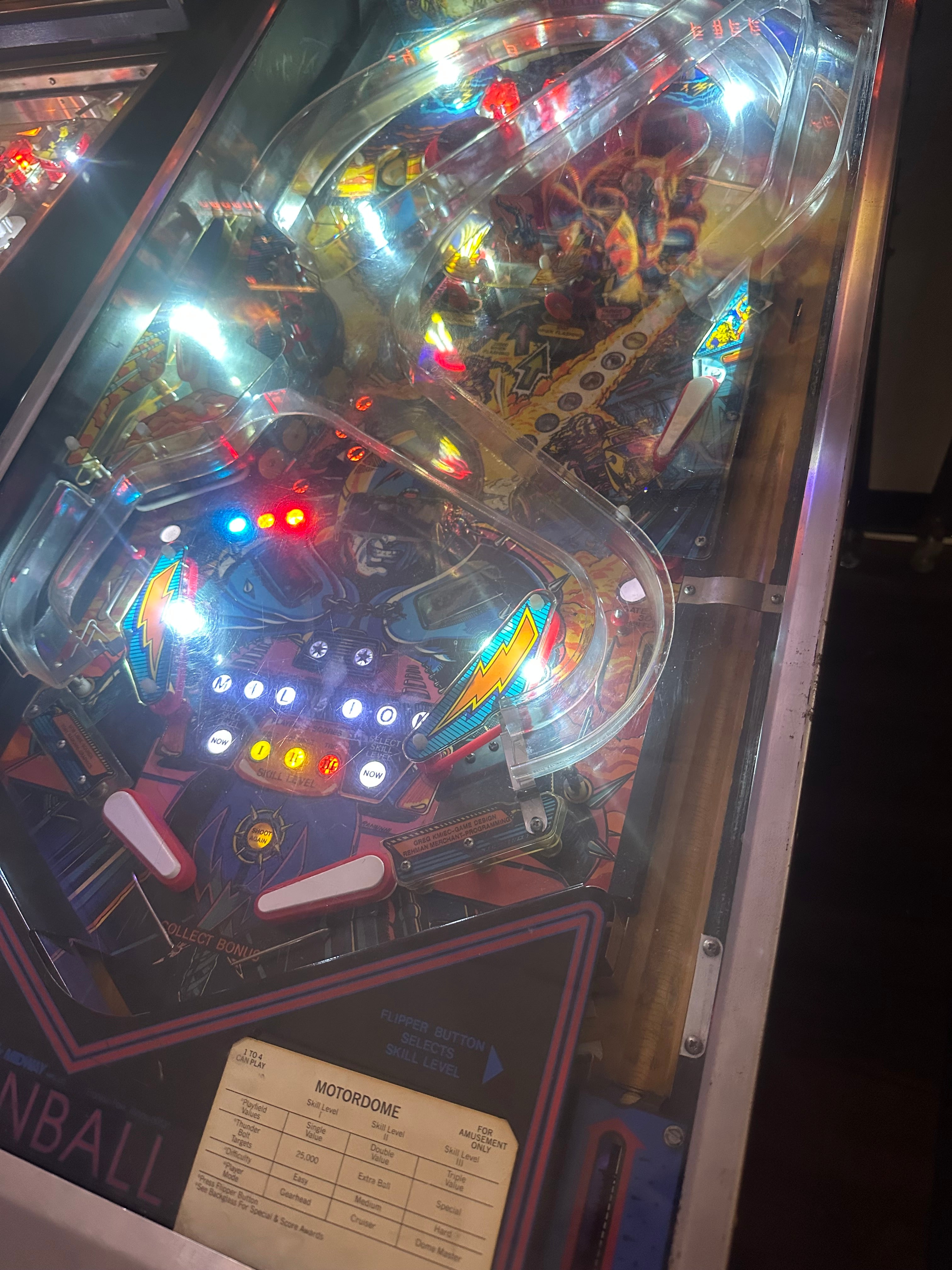 Bally Motordome Pinball Machine