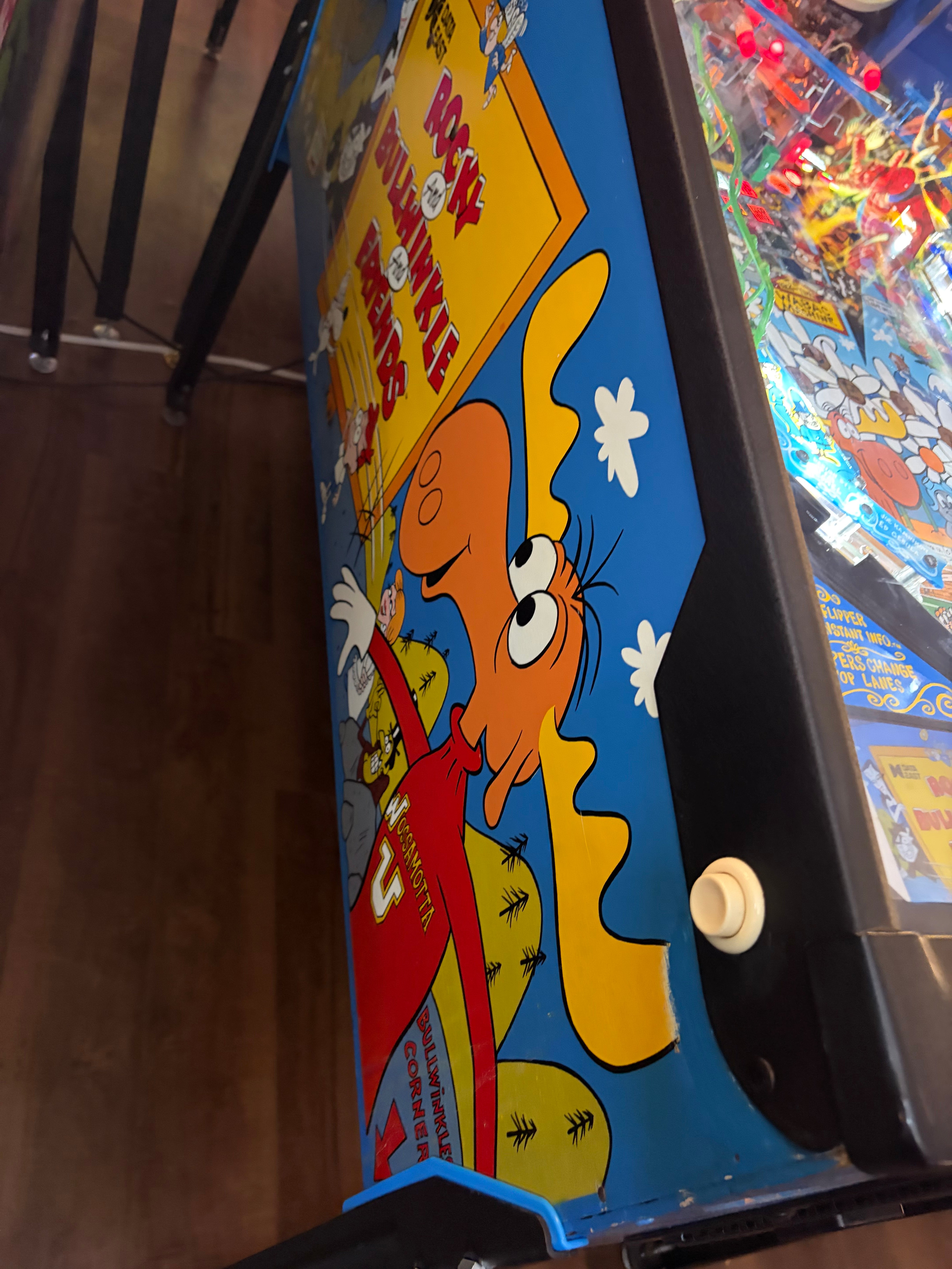 Data East The Adventures of Rocky and Bullwinkle and Friends Pinball Machine