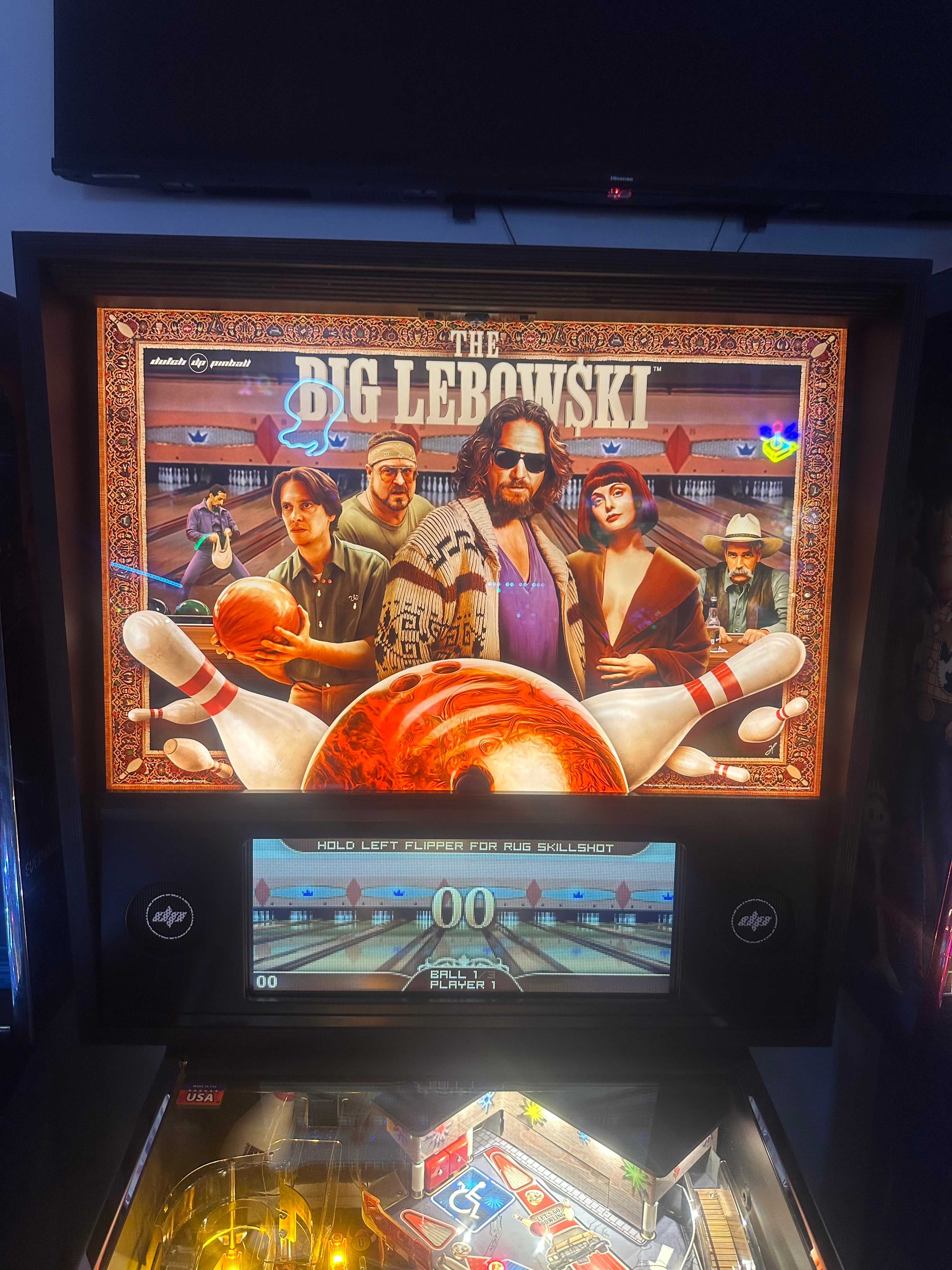 Dutch Pinball The Big Lebowski Pinball Machine