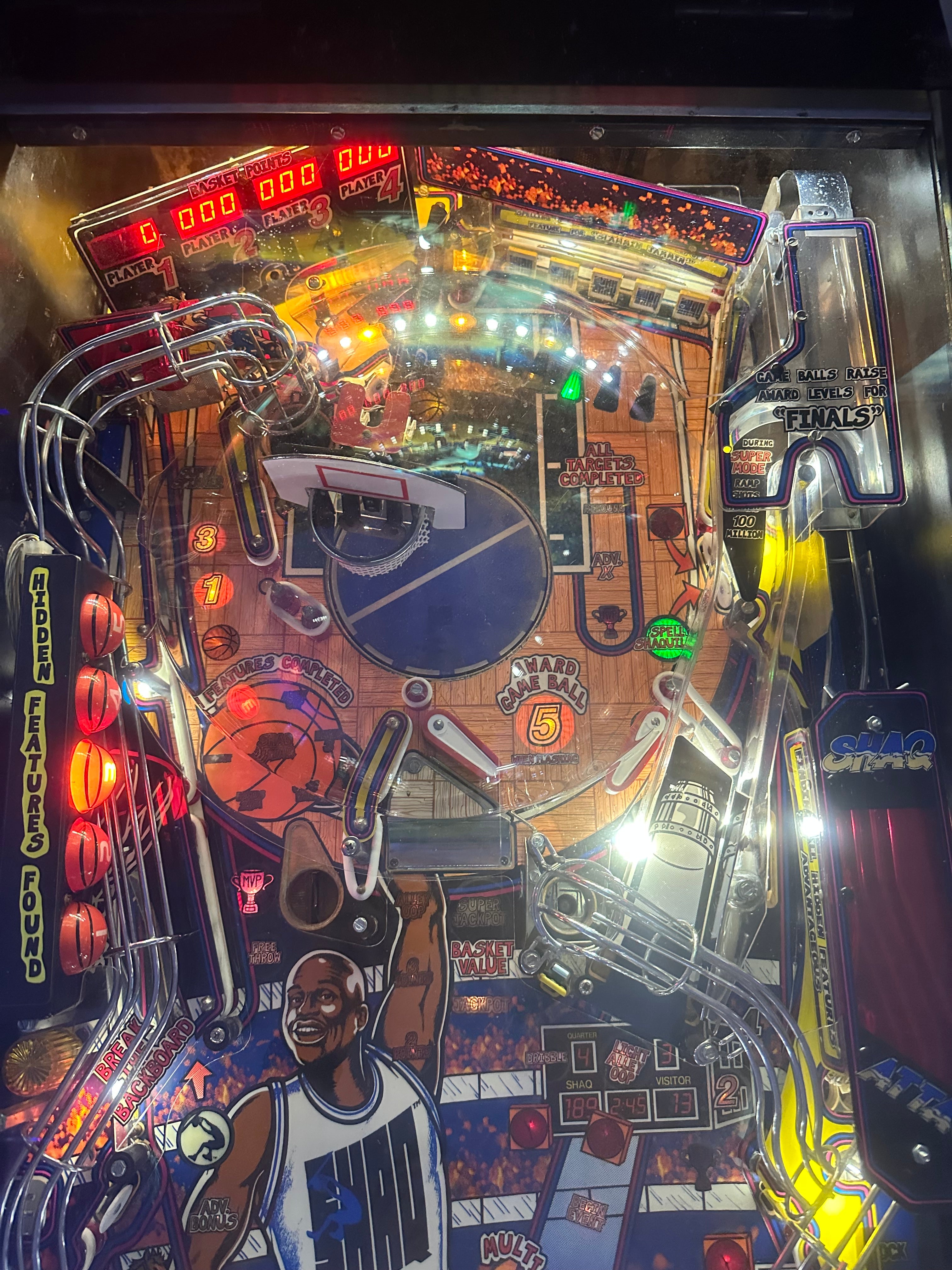 Gottlieb Shaq Attaq Pinball Machine