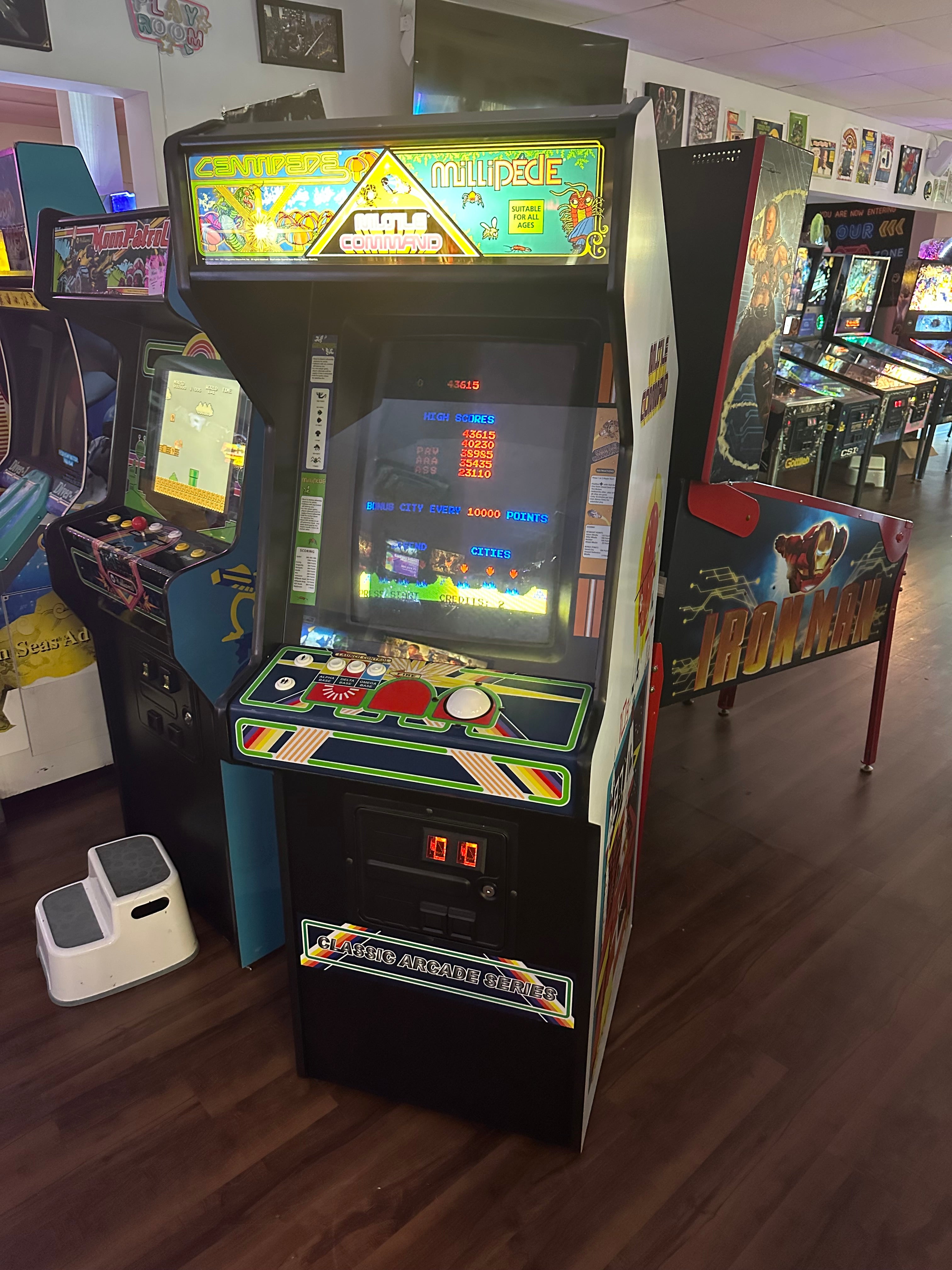 Centipede/Millipede/Missile Command 3 in 1 Arcade Game