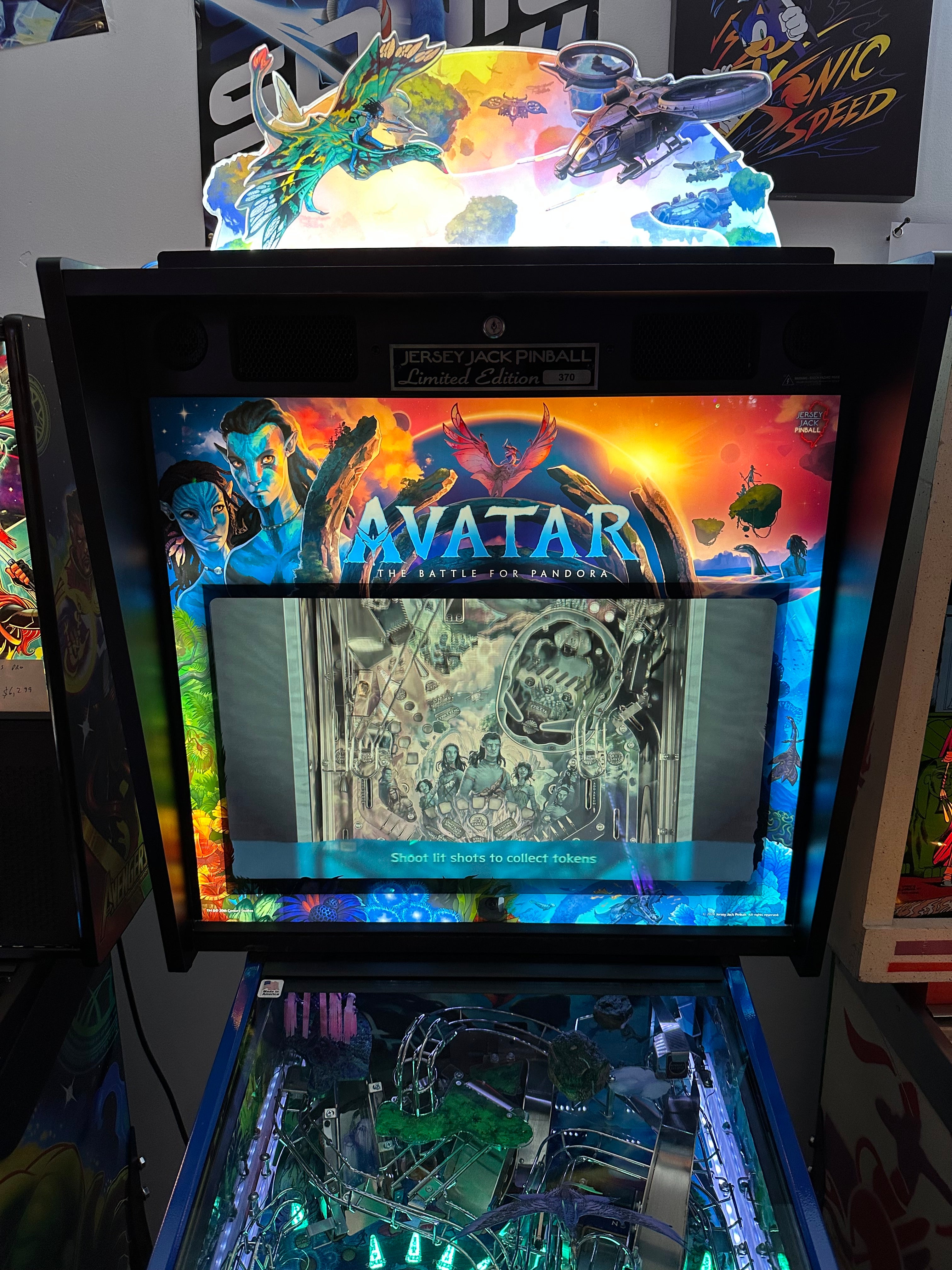 JJP Avatar Limited Edition Pinball Machine
