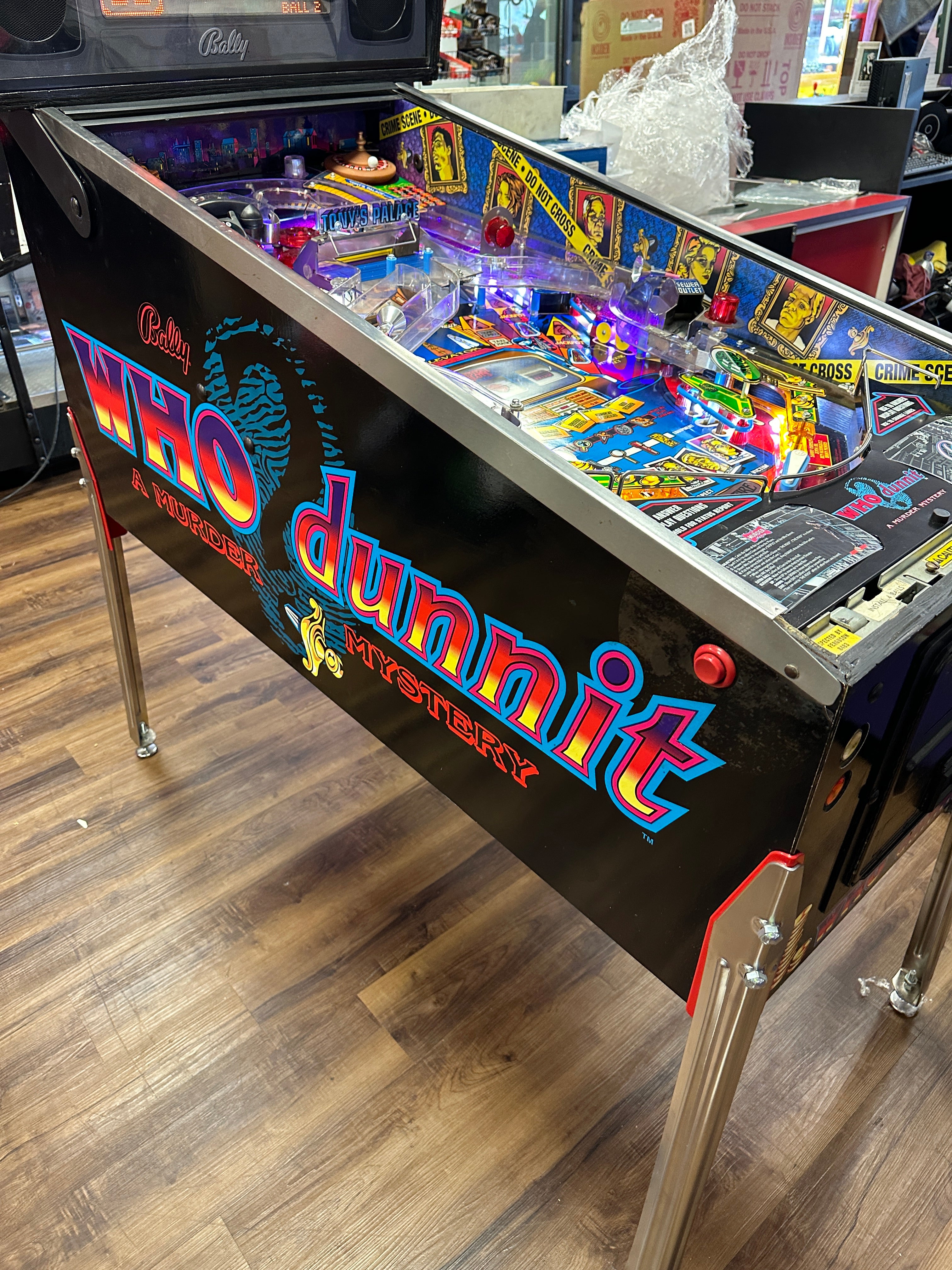 Bally Who Dunnit Pinball Machine