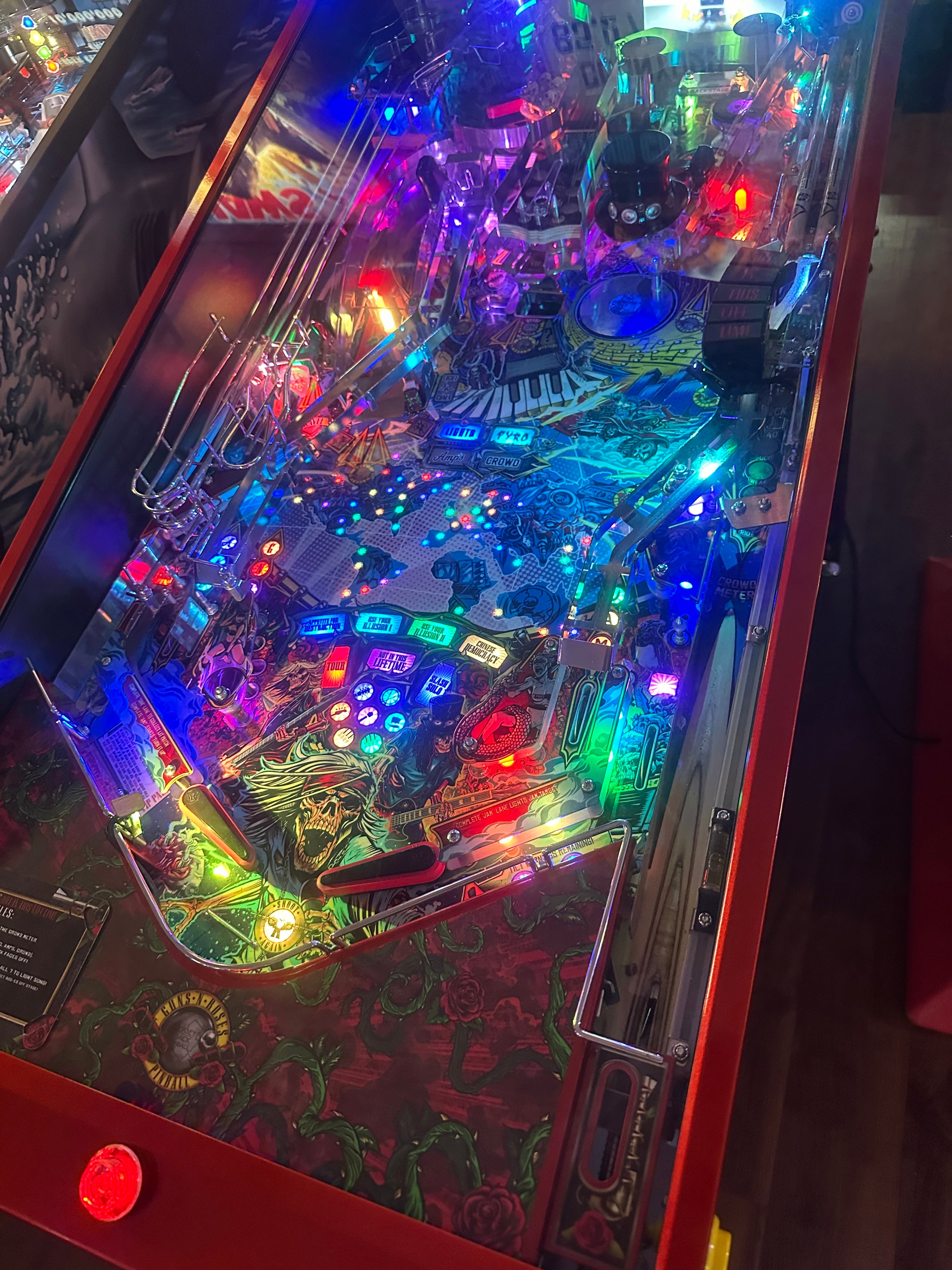 JJP Guns N' Roses Limited Edition Pinball Machine