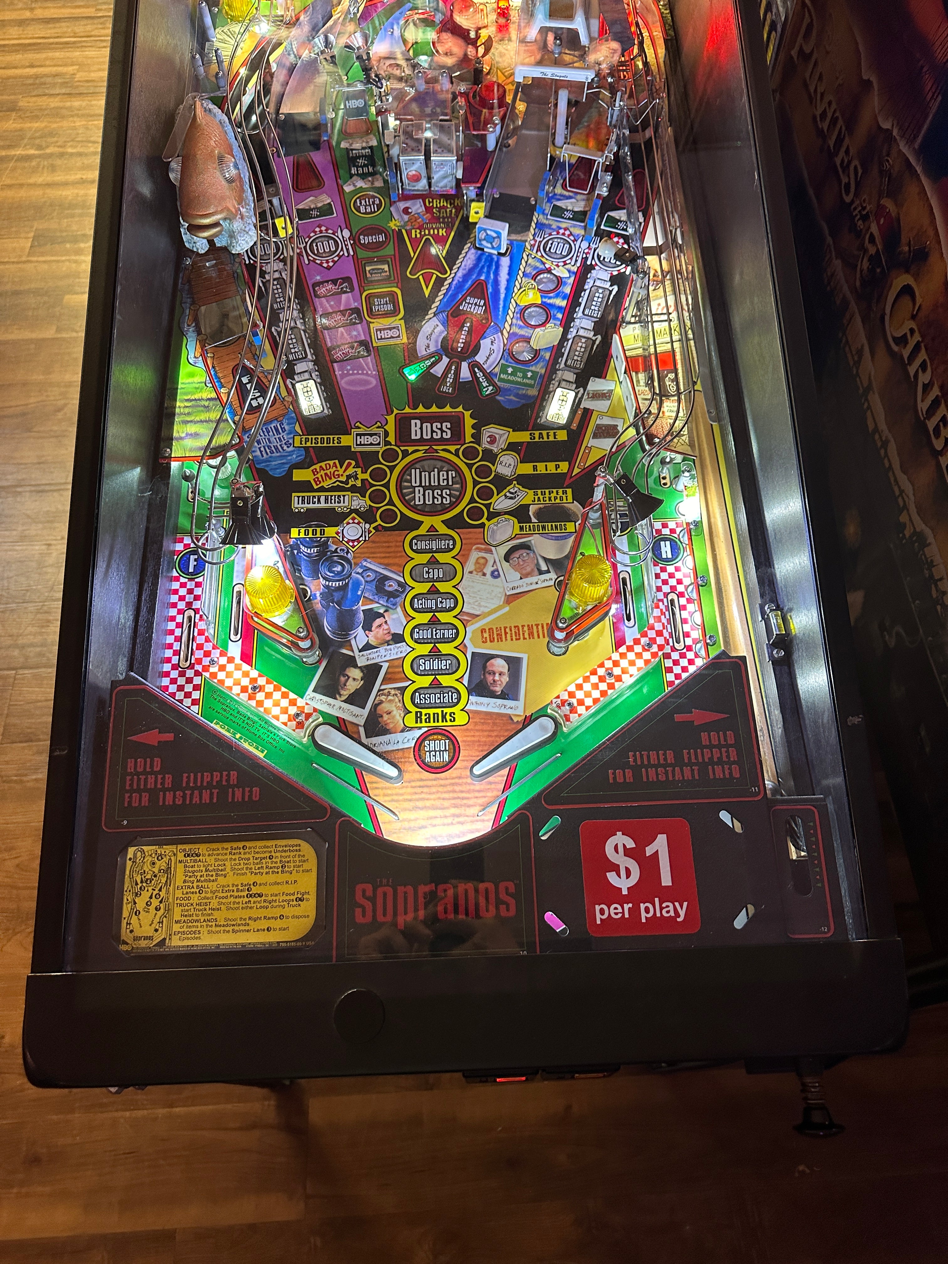 Stern Pinball The Sopranos Pinball Machine