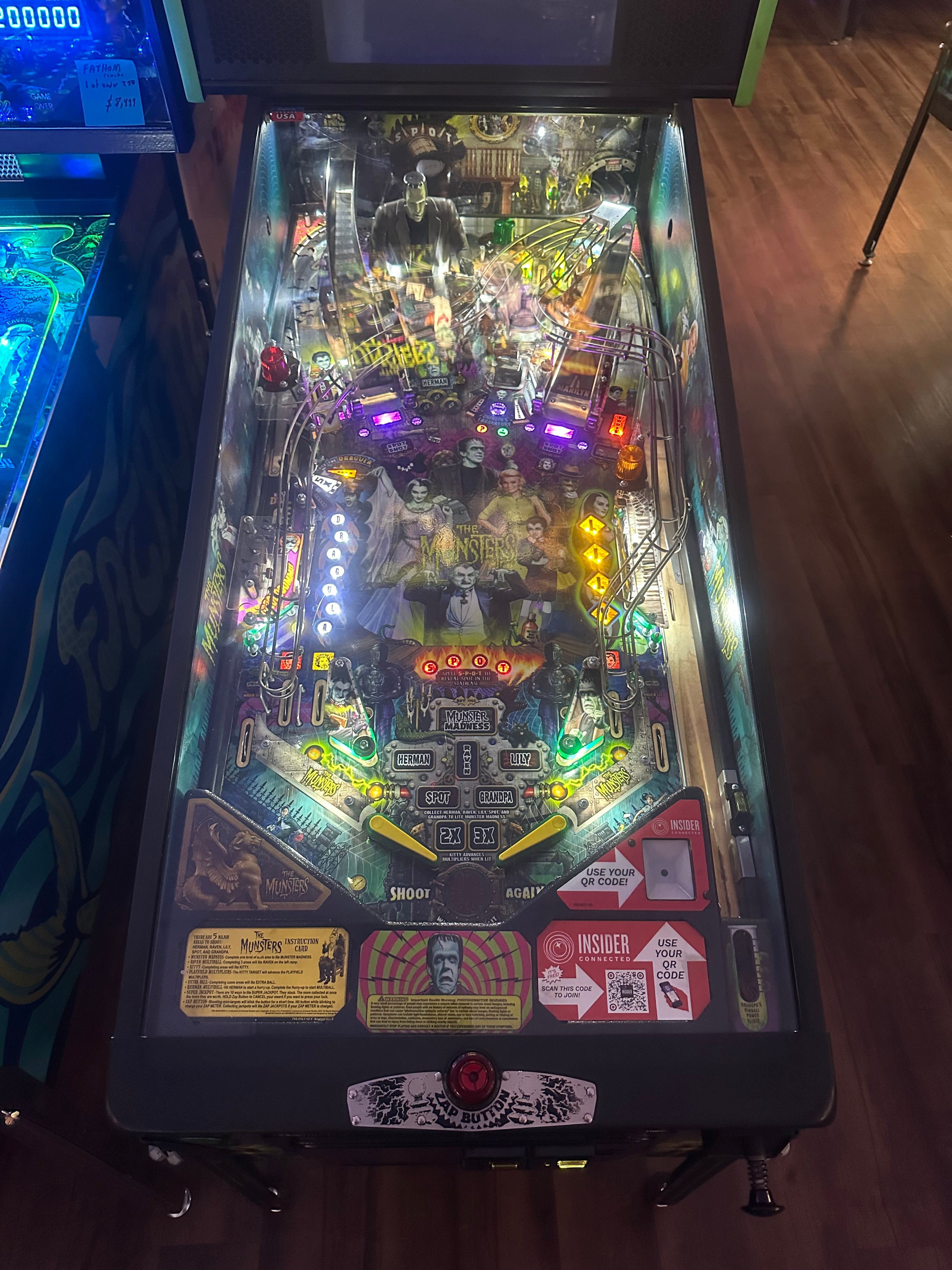 Stern Pinball The Munsters Pro Pinball Machine