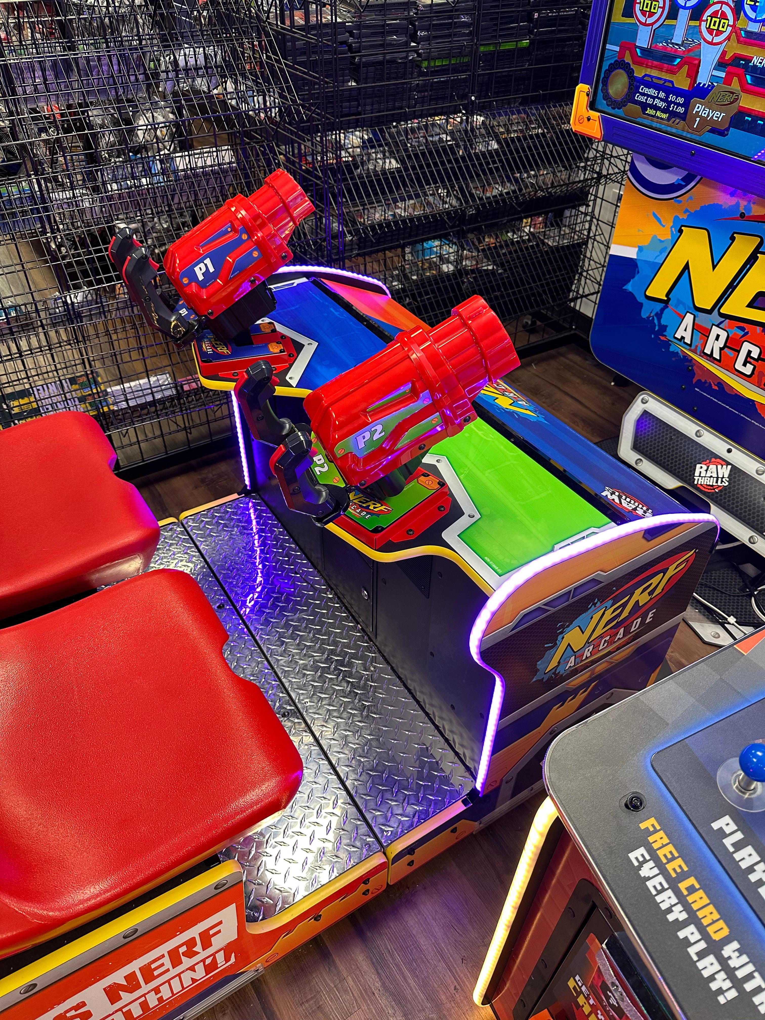 Raw Thrills Nerf Arcade Game
