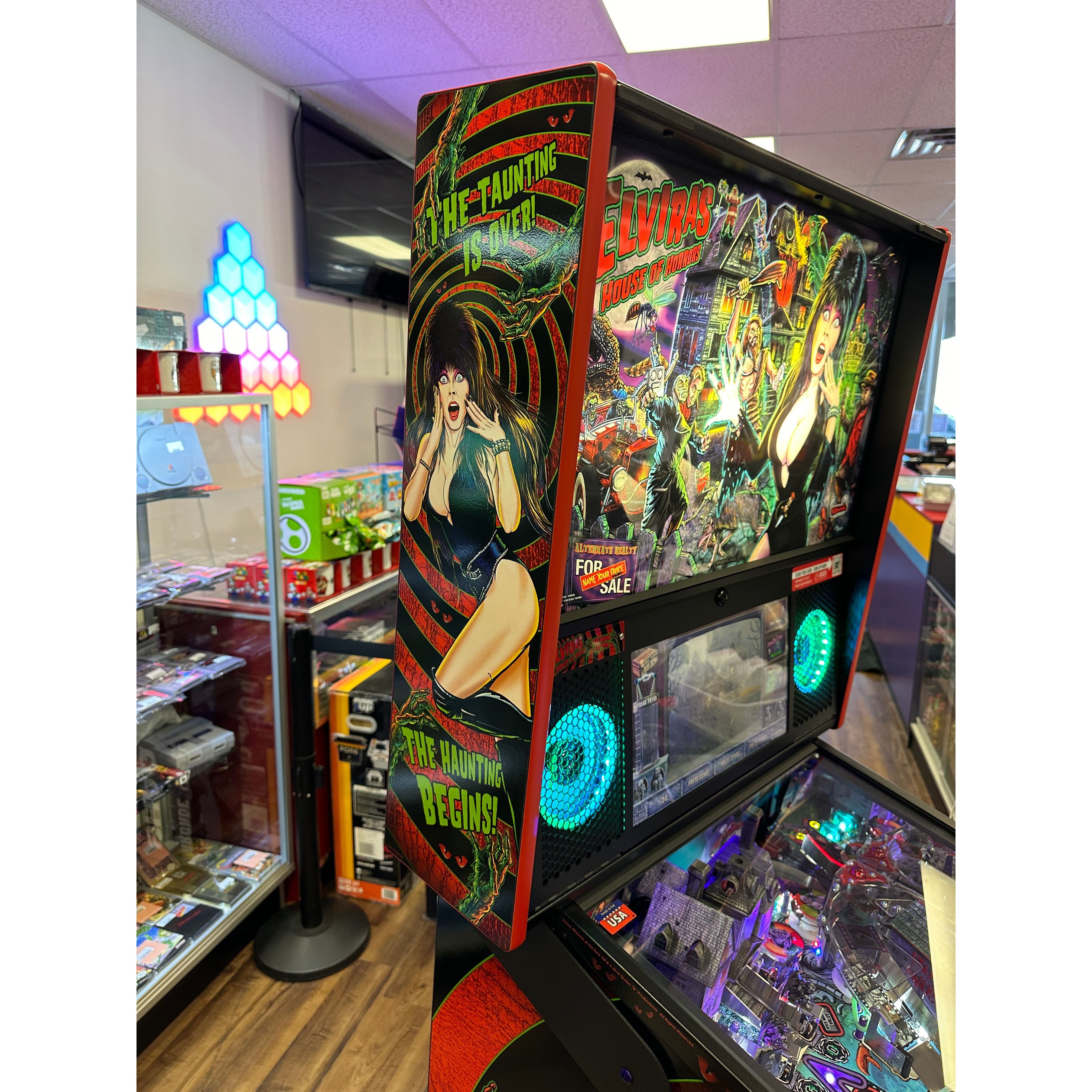 Stern Pinball Elvira's House of Horrors Premium Pinball Machine