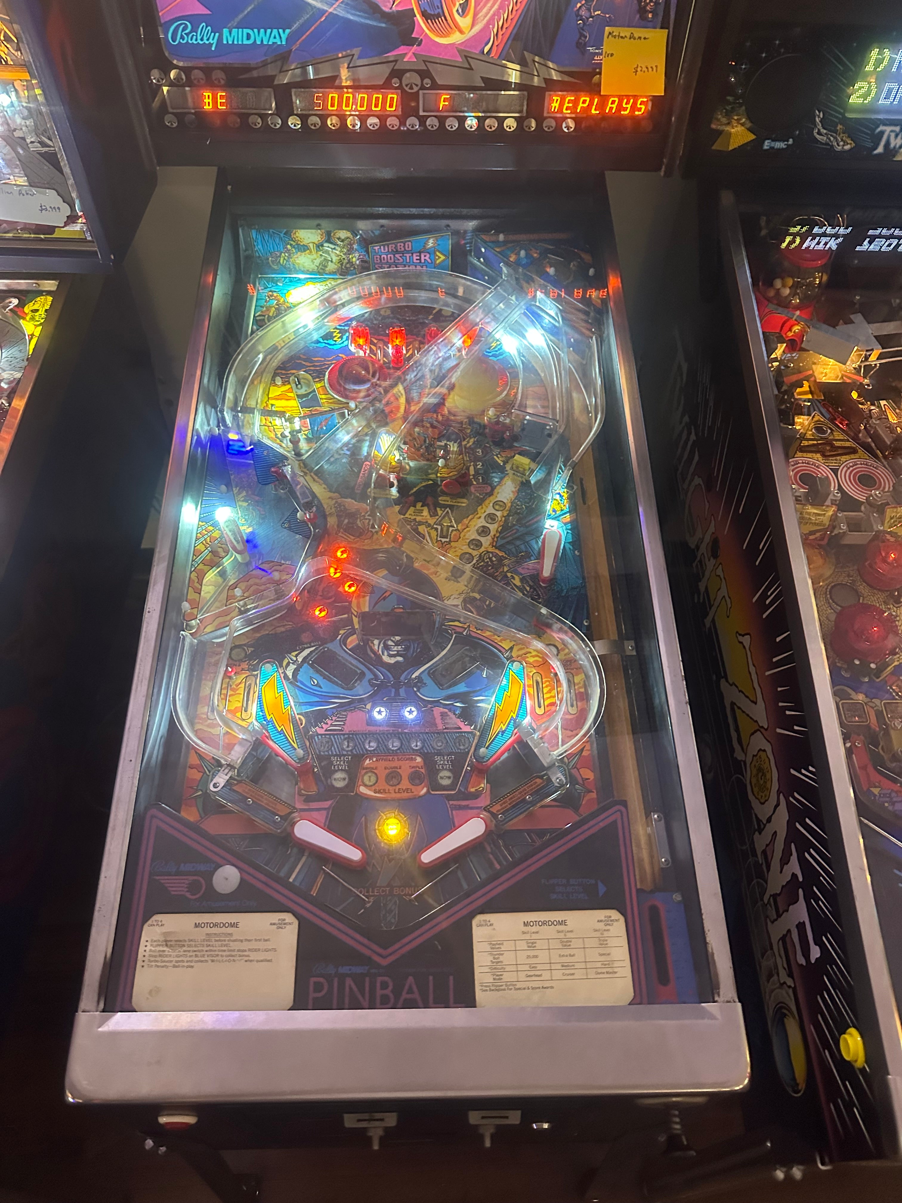 Bally Motordome Pinball Machine