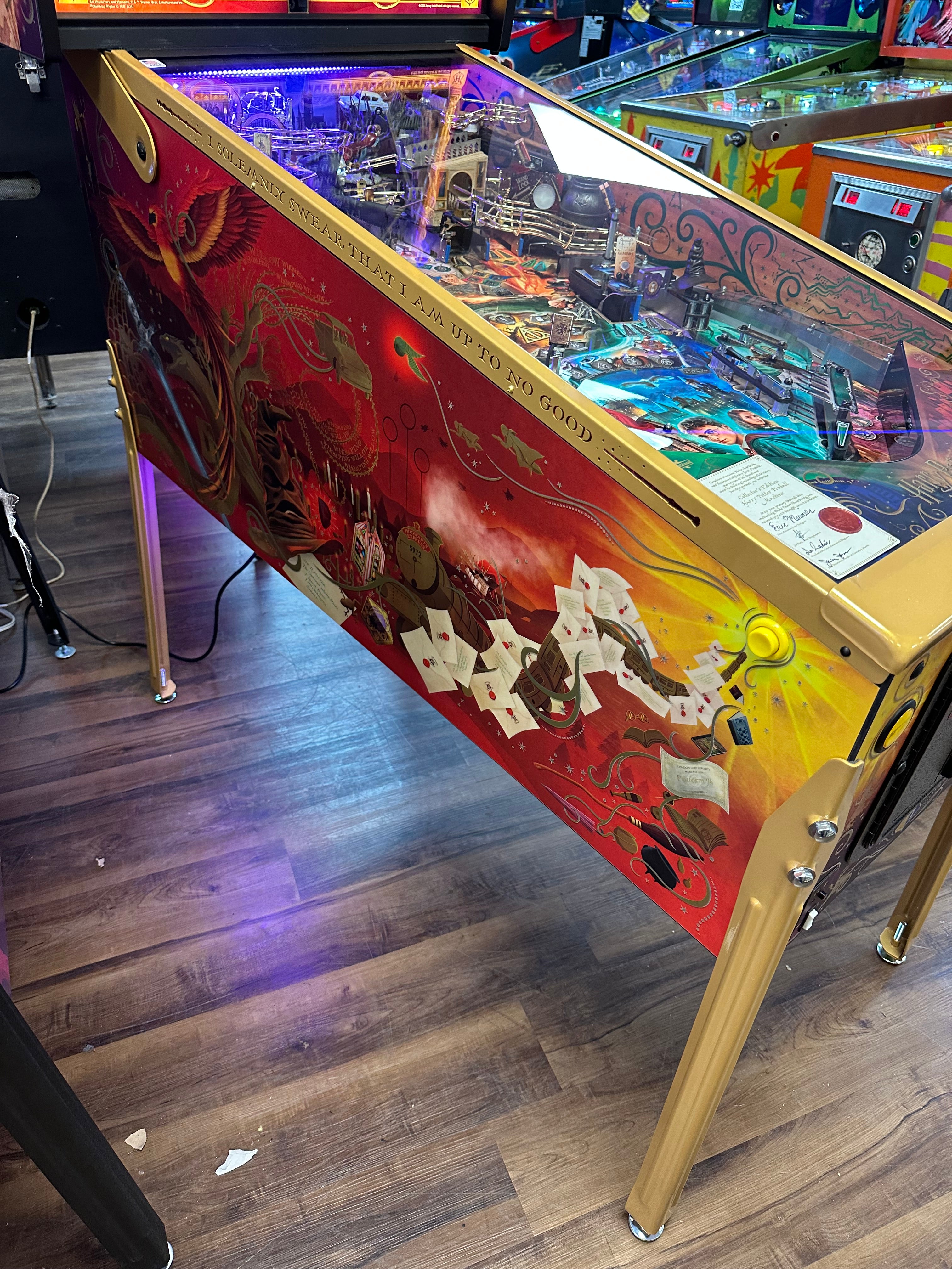 Harry Potter Collectors Edition Pinball Machine IN STOCK