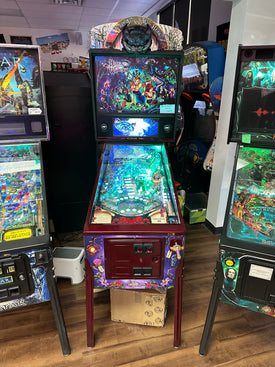 Dutch Pinball Alice's Adventures in Wonderland Pinball Machine with Topper