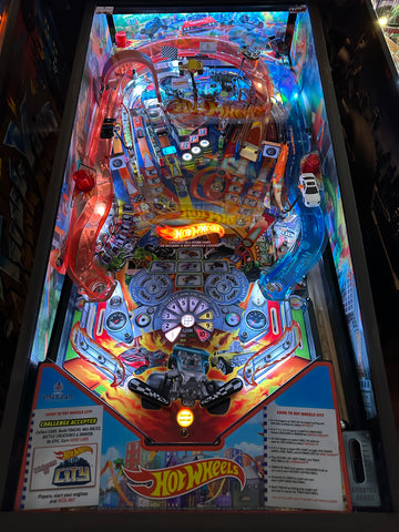 Image of American Pinball Hot Wheels Deluxe Pinball Machine