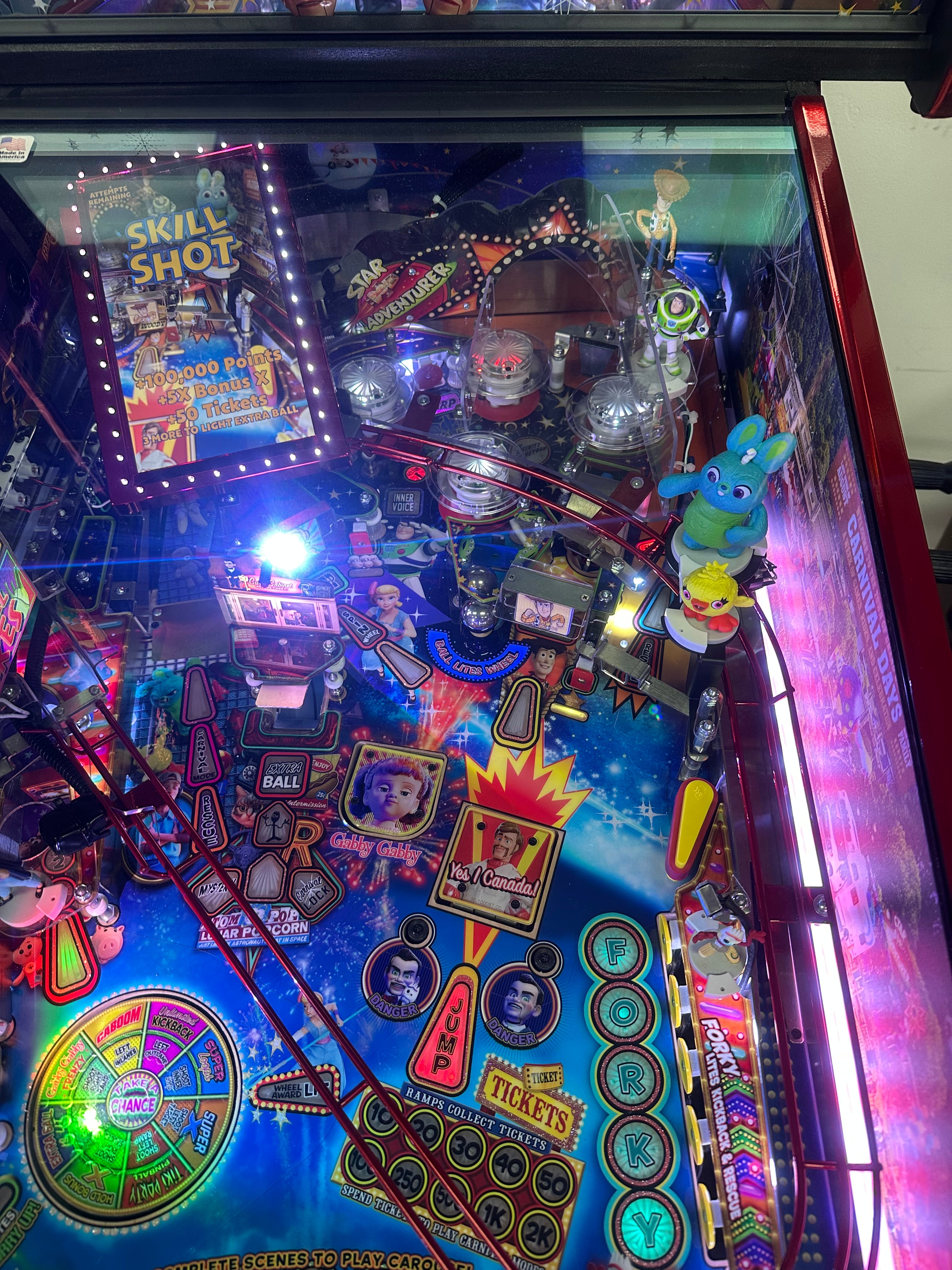 JJP Toy Story 4 Collectors Edition Pinball Machine