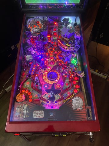 Image of JJP Wizard of Oz 75th Anniversary Ruby Red Edition Pinball Machine