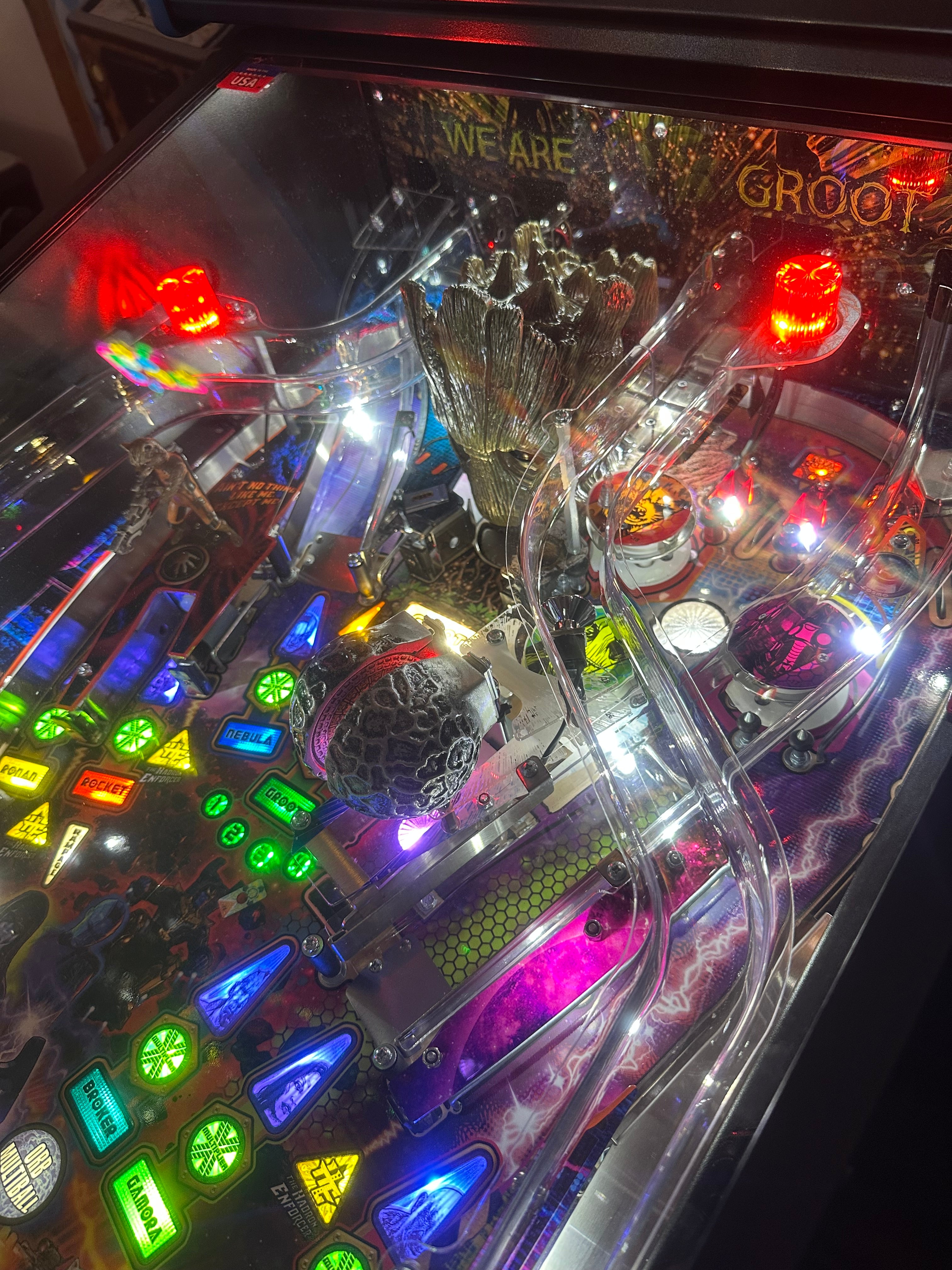 Stern Pinball Guardians of the Galaxy Pro Pinball Machine