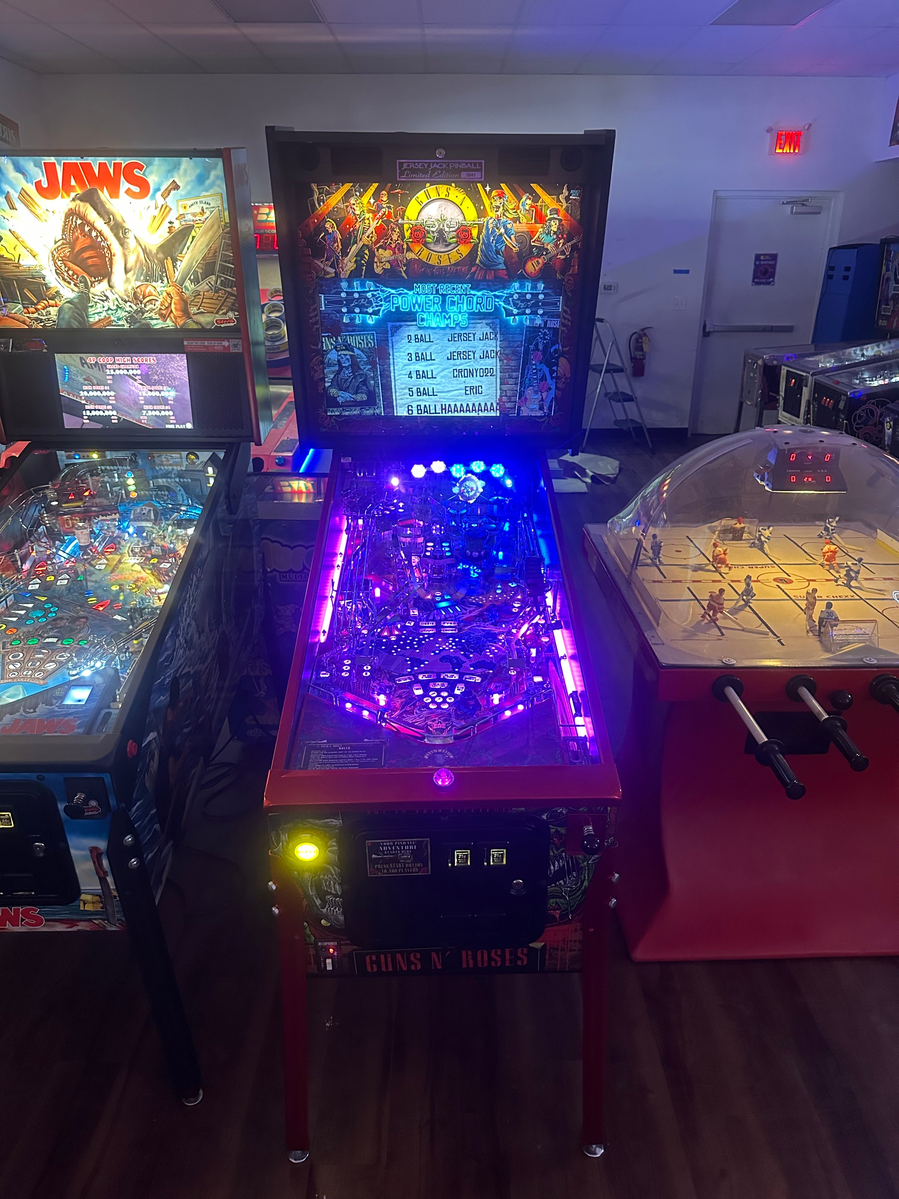 JJP Guns N' Roses Limited Edition Pinball Machine