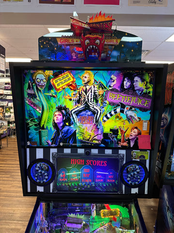 Image of Spooky Pinball Beetlejuice Pinball Machine IN STOCK READY TO SHIP