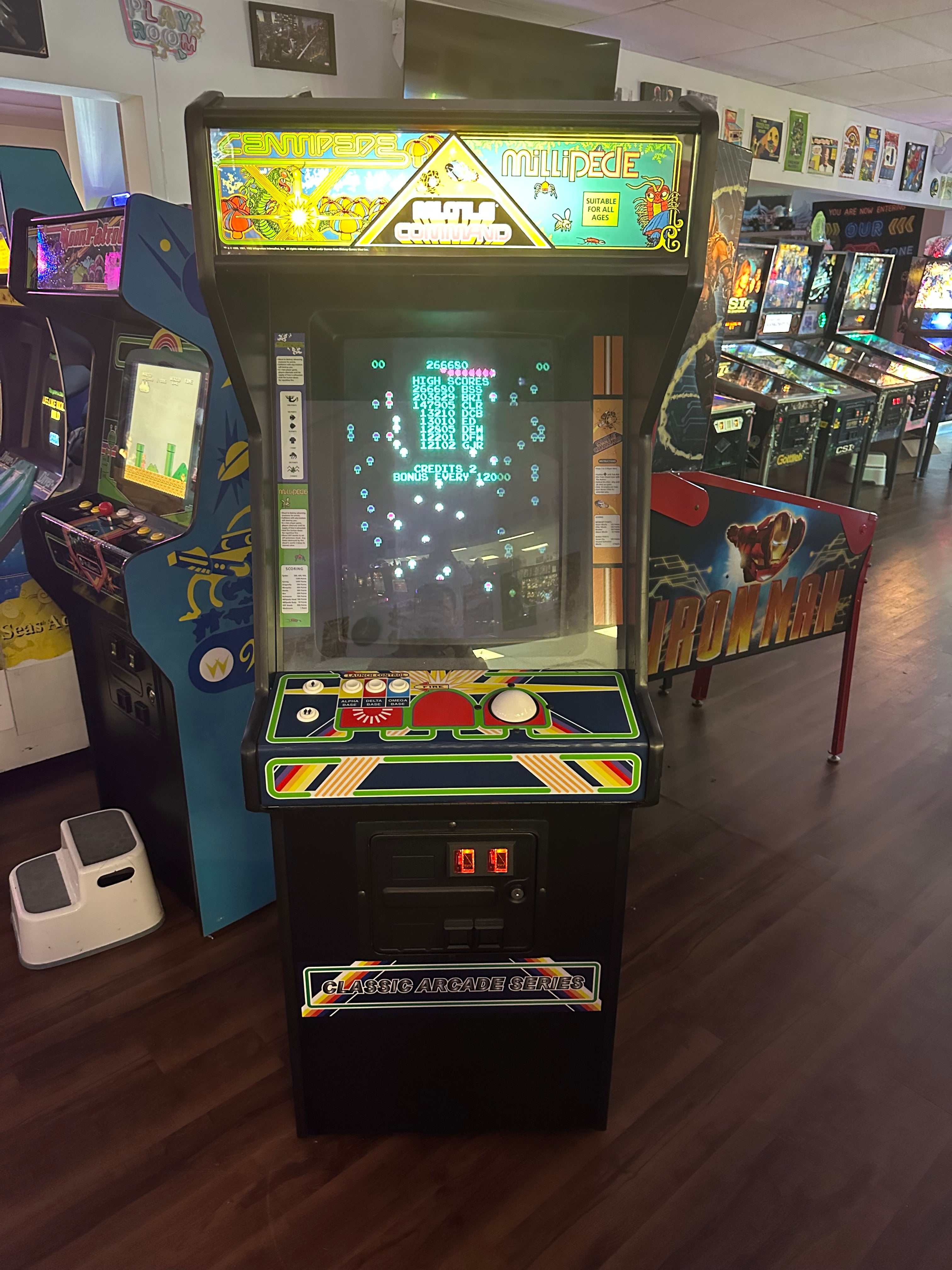 Centipede/Millipede/Missile Command 3 in 1 Arcade Game