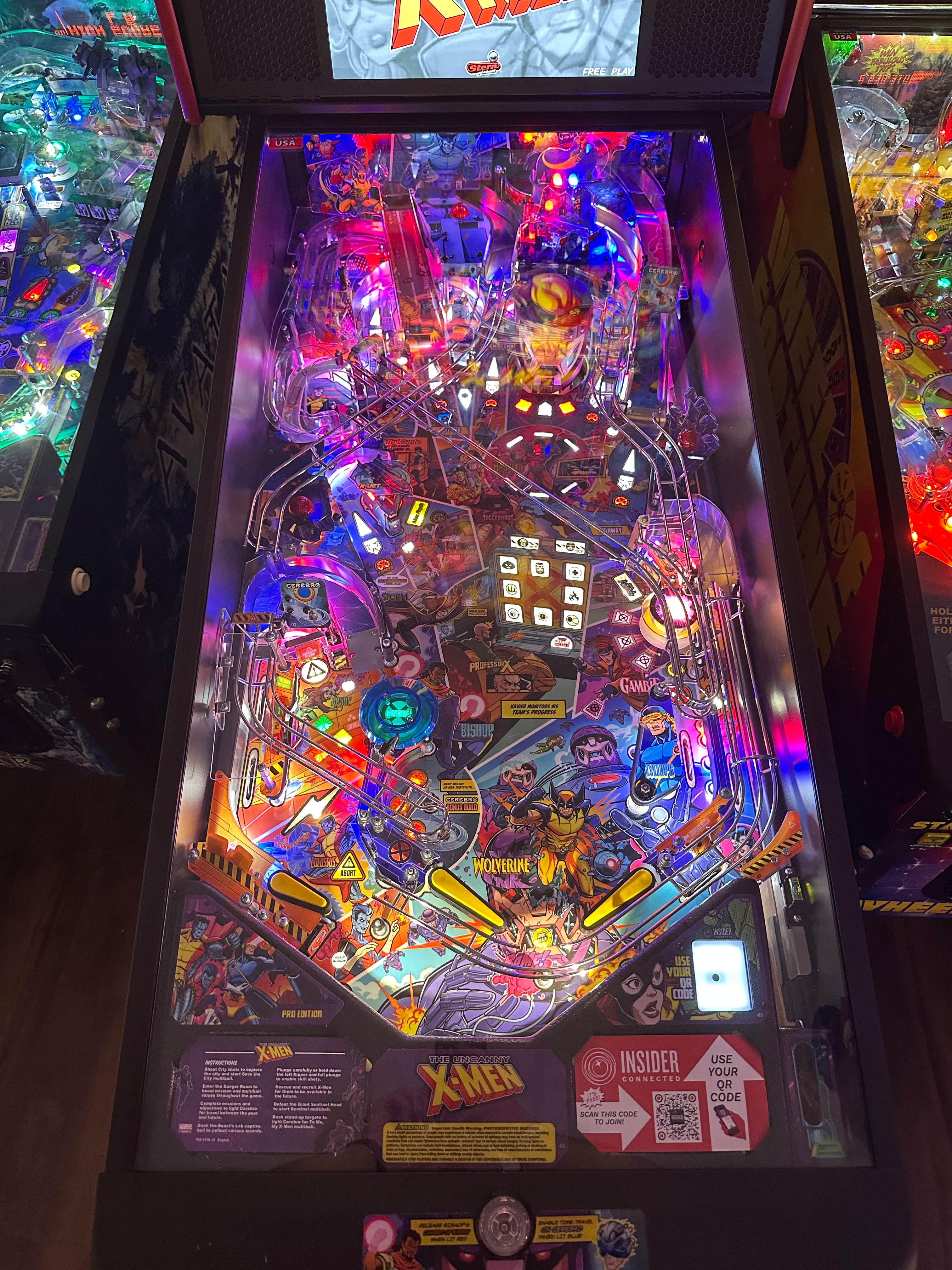 Stern Pinball The Uncanny X-Men Pro Pinball Machine