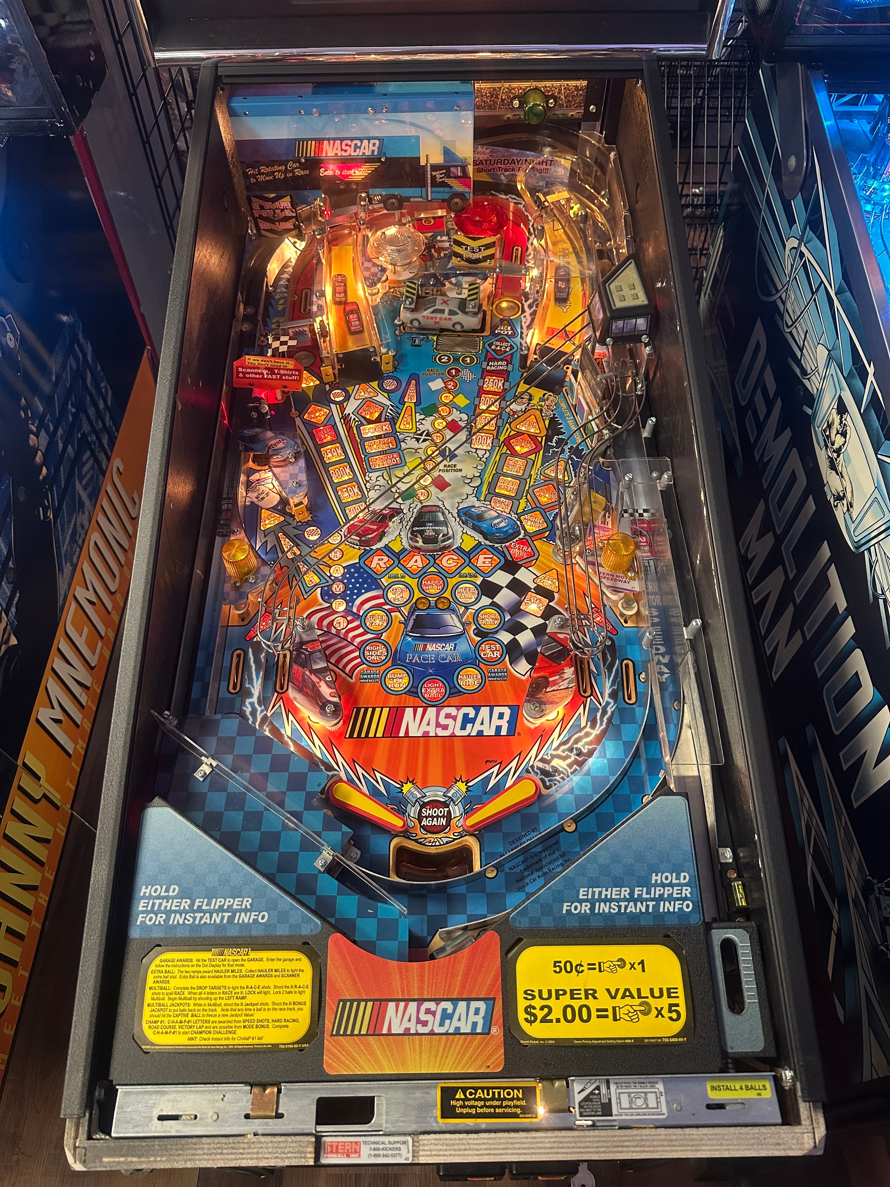 Stern Pinball NASCAR Pinball Machine