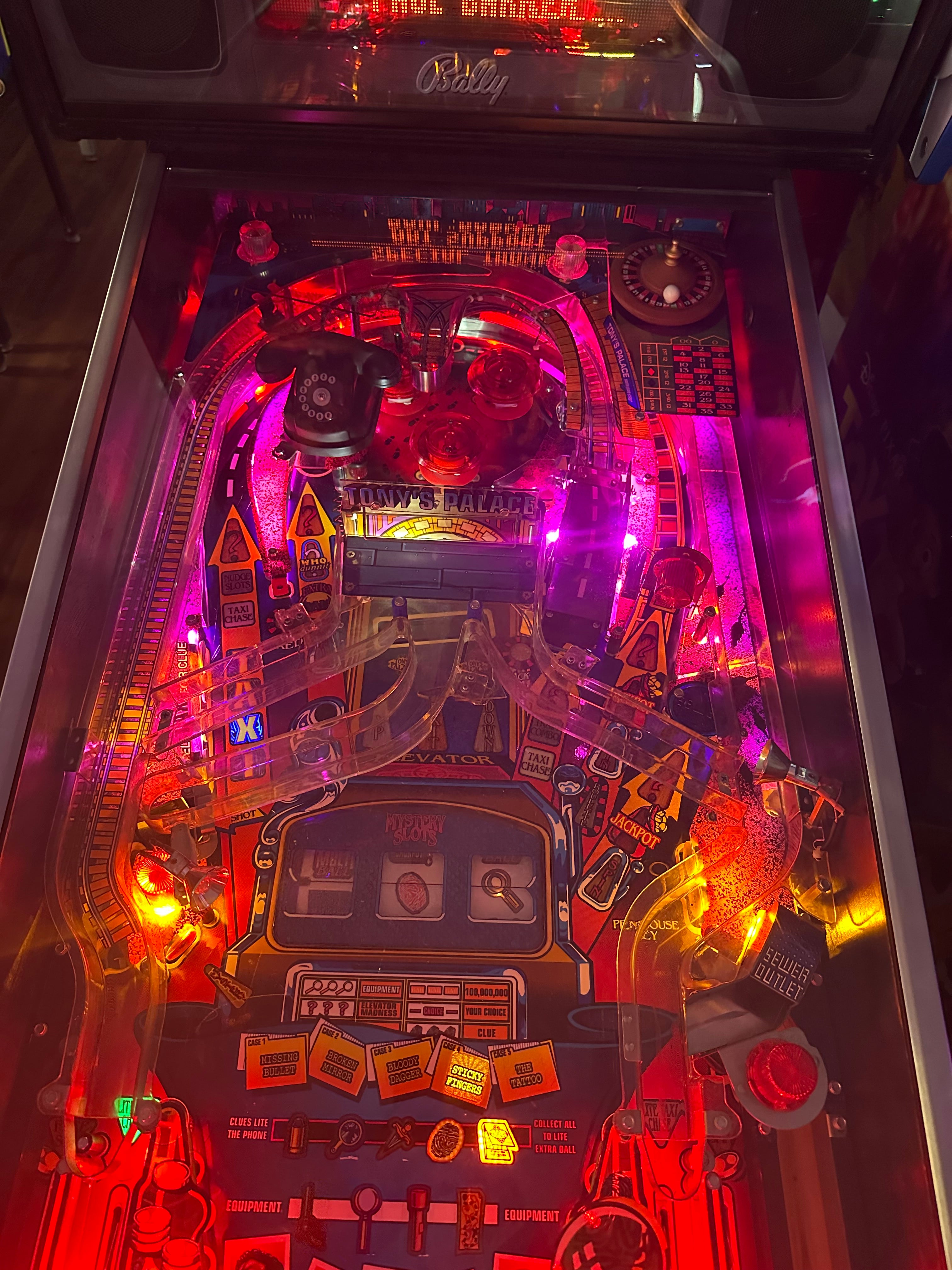 Bally Who Dunnit Pinball Machine