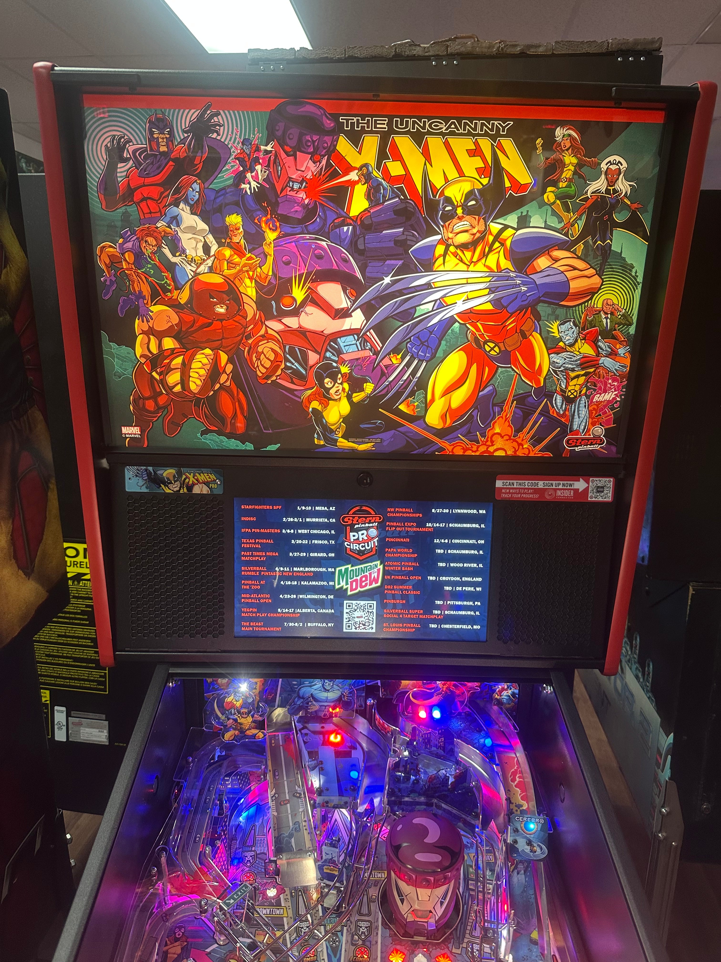 Stern Pinball The Uncanny X-Men Pro Pinball Machine