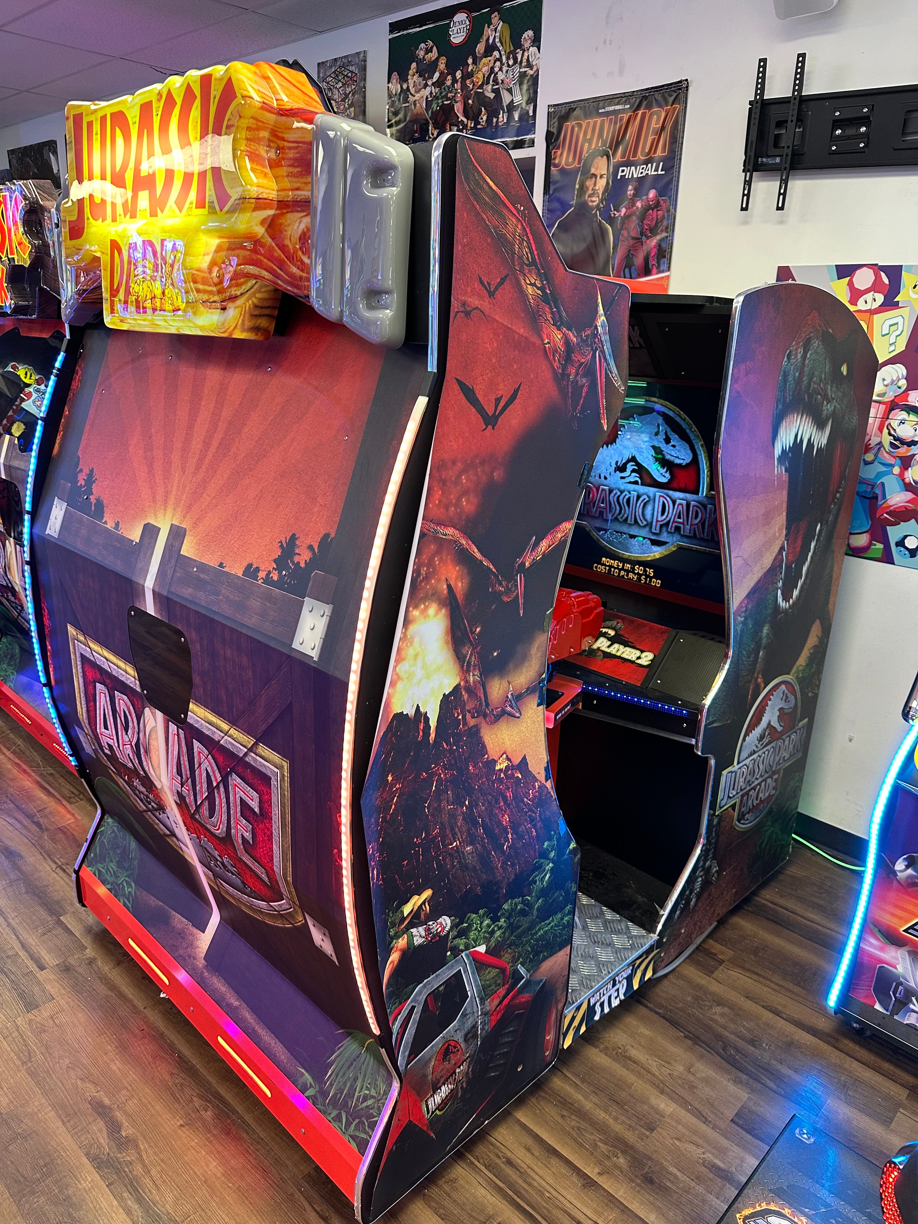 Raw Thrills Jurassic Park Sit Down 55" Arcade Game