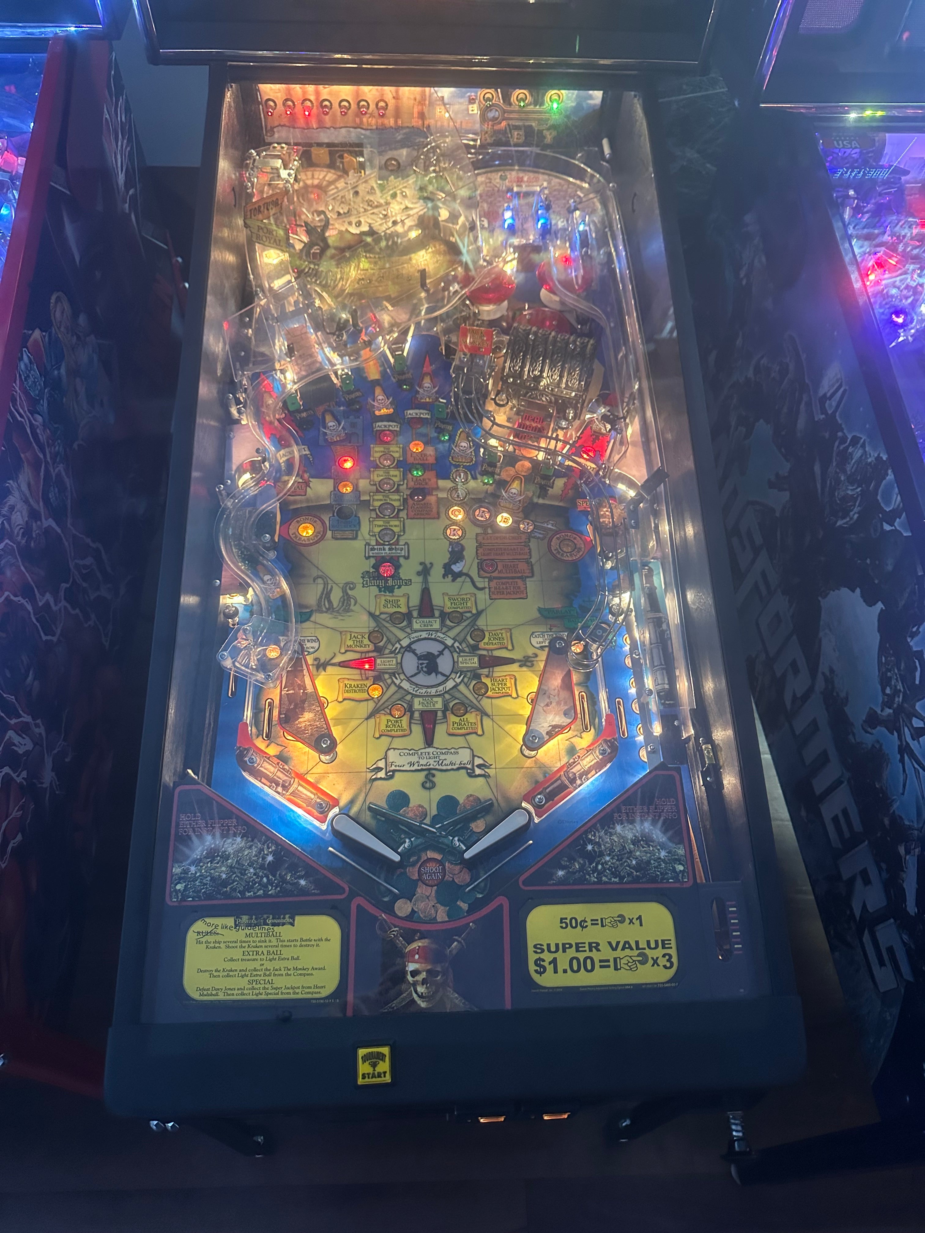 Stern Pinball Pirates of the Caribbean Pinball Machine
