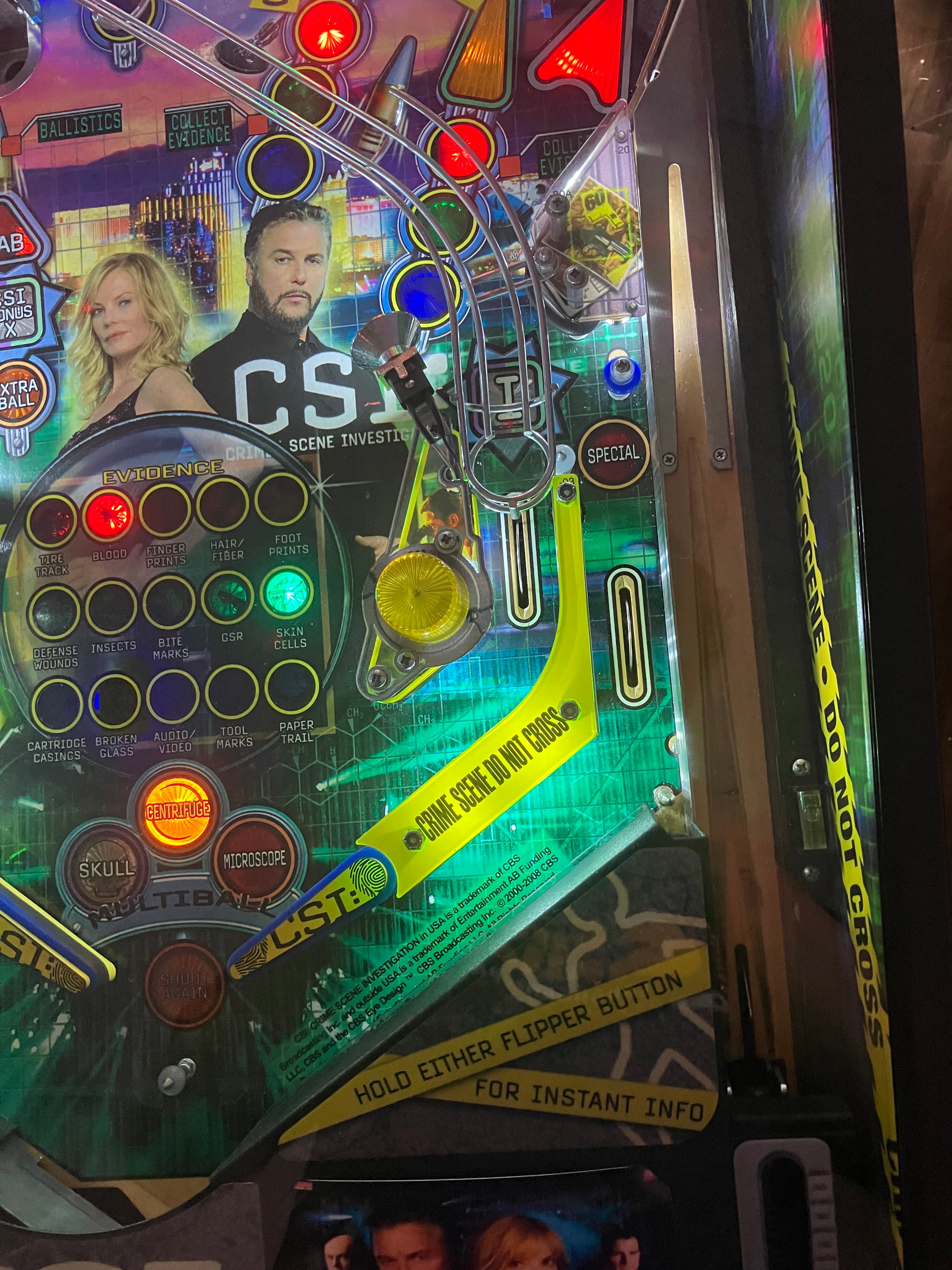 Stern Pinball CSI: Crime Scene Investigation Pinball Machine