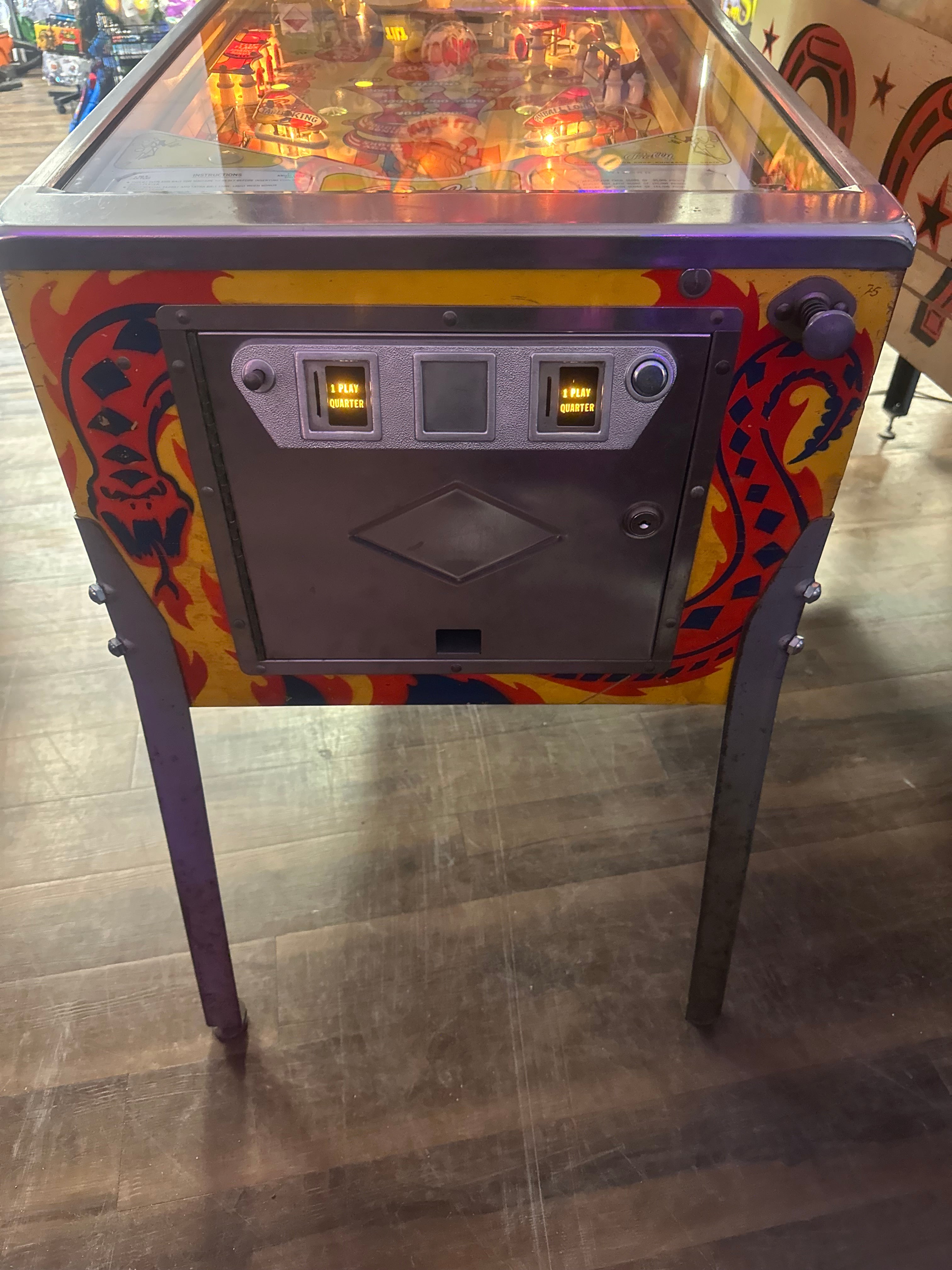 Bally Wizard Pinball Machine