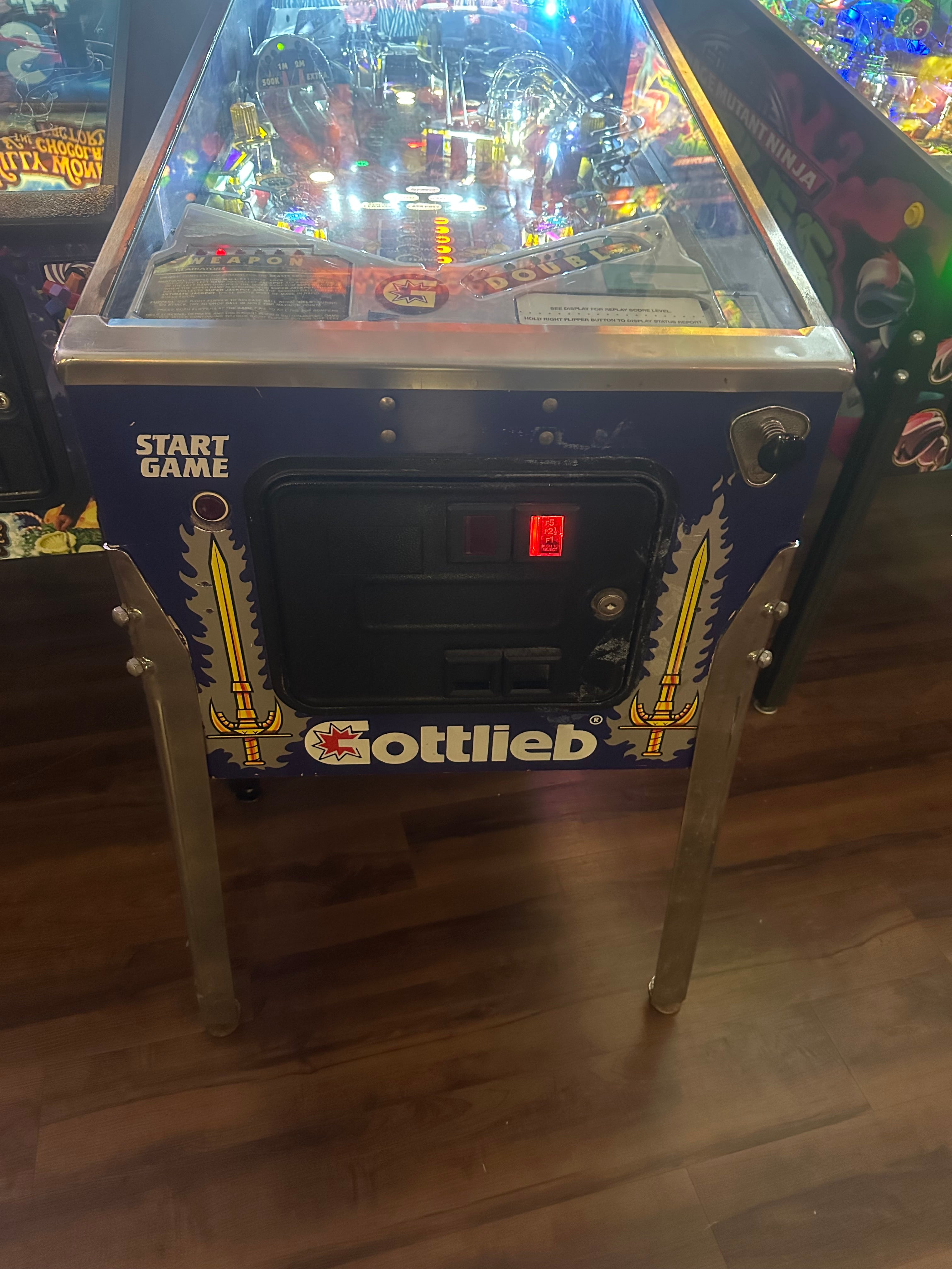 Gottlieb Gladiators Pinball Machine