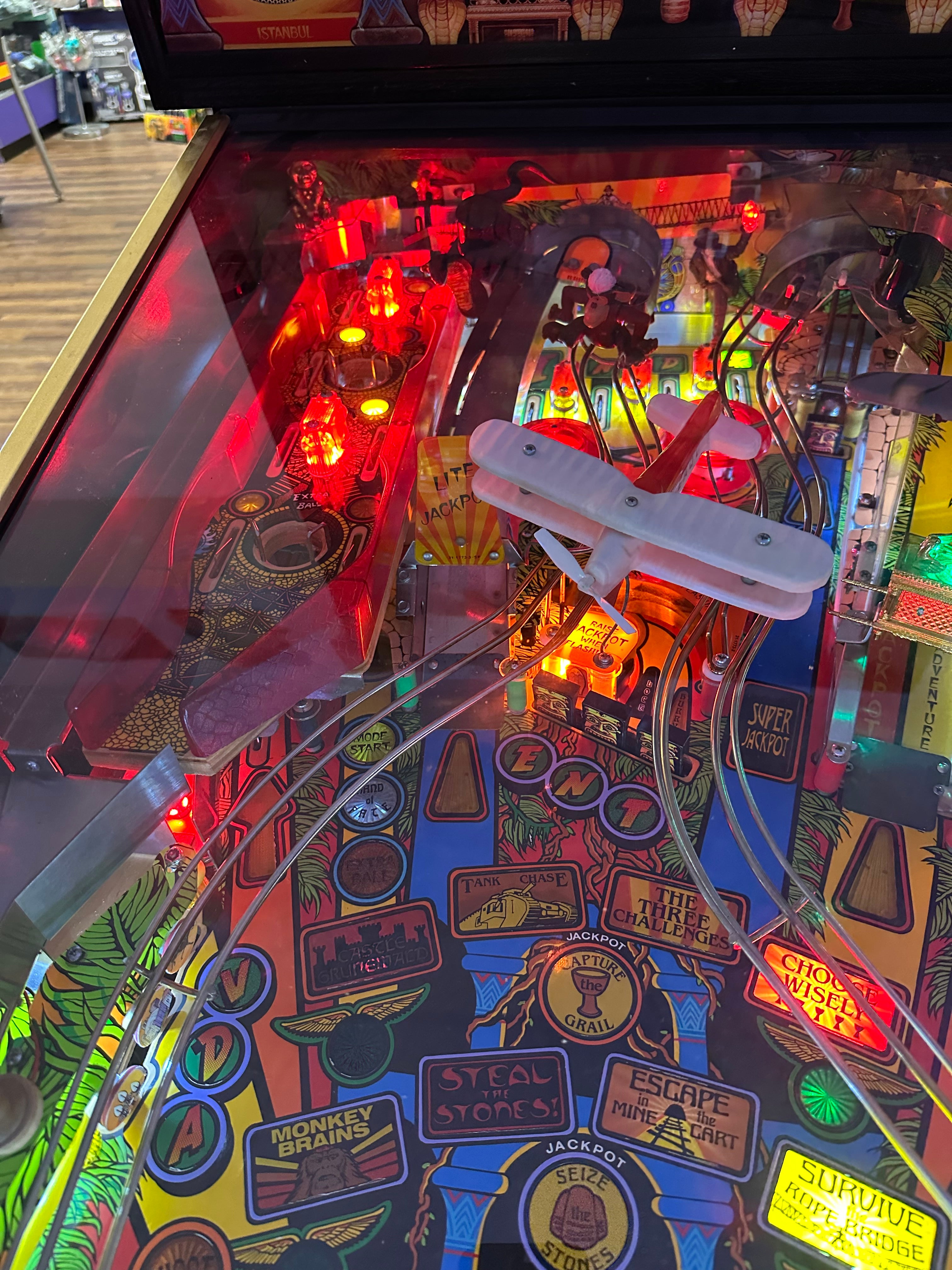 Williams LOADED Indiana Jones: The Pinball Adventure Pinball Machine