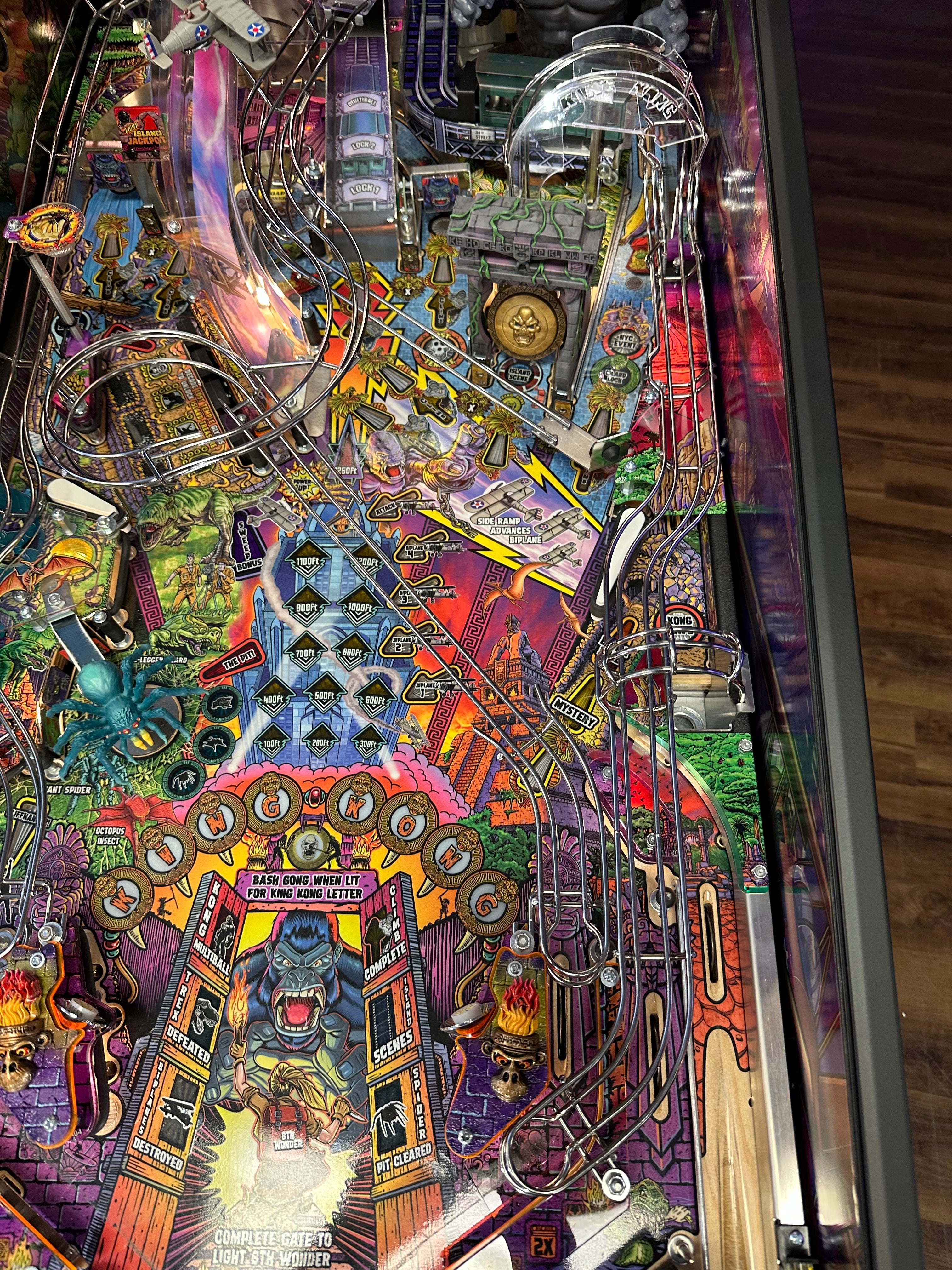 Stern Pinball LOADED King Kong: Myth of Terror Island Limited Edition Pinball Machine