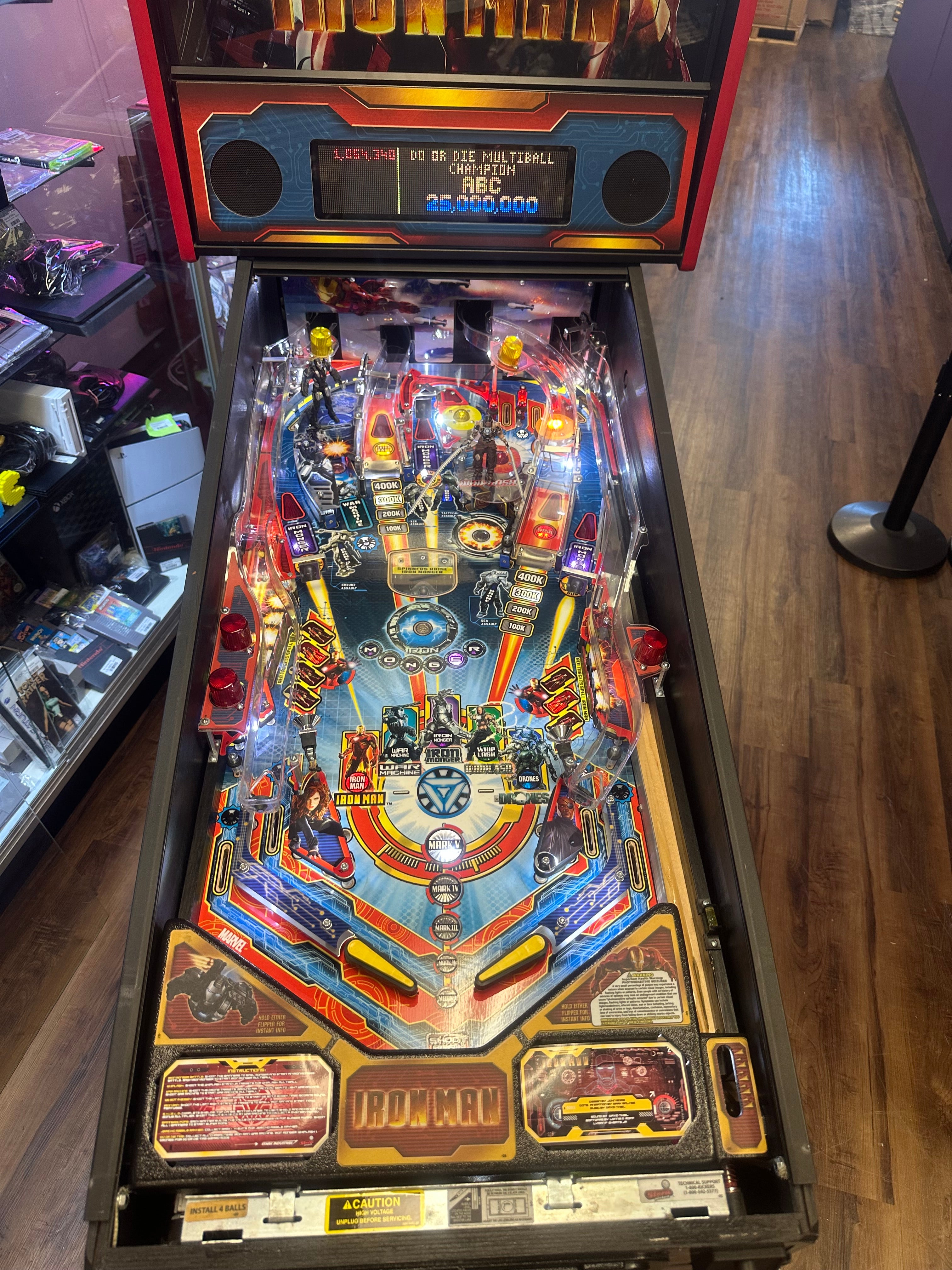 Stern Pinball Ironman Vault Pinball Machine